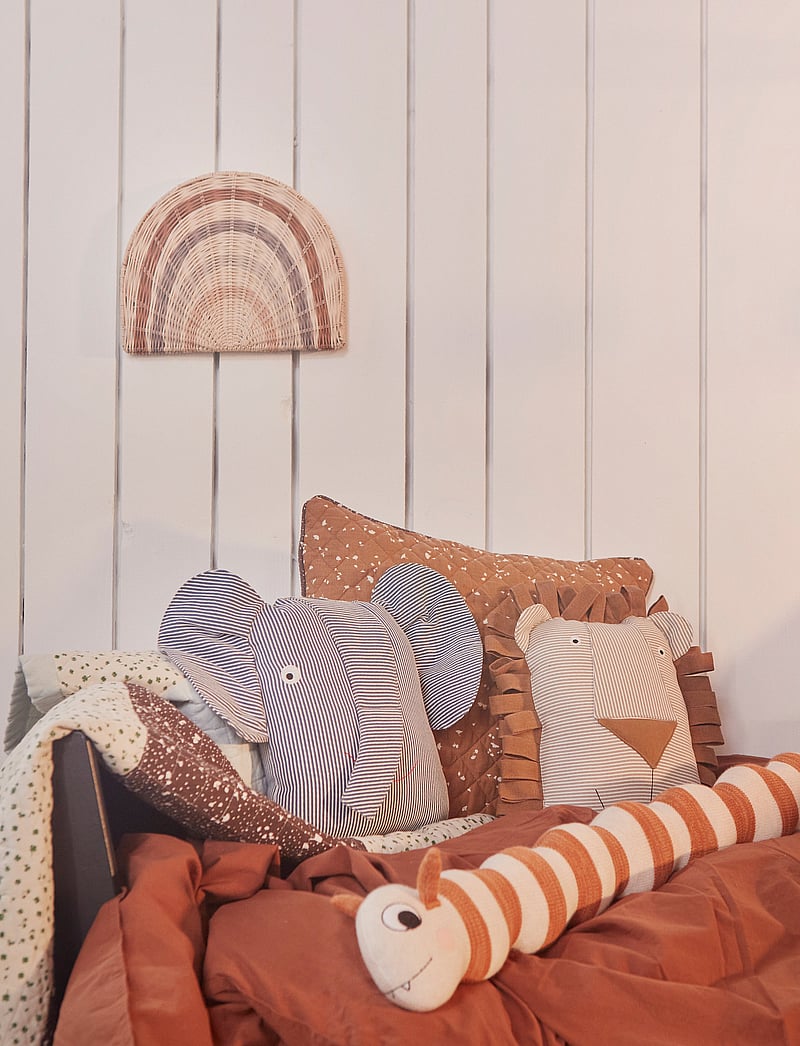 OYOY MINI - Erik Elephant Denim Cushion - ilupadjad - blue - 5