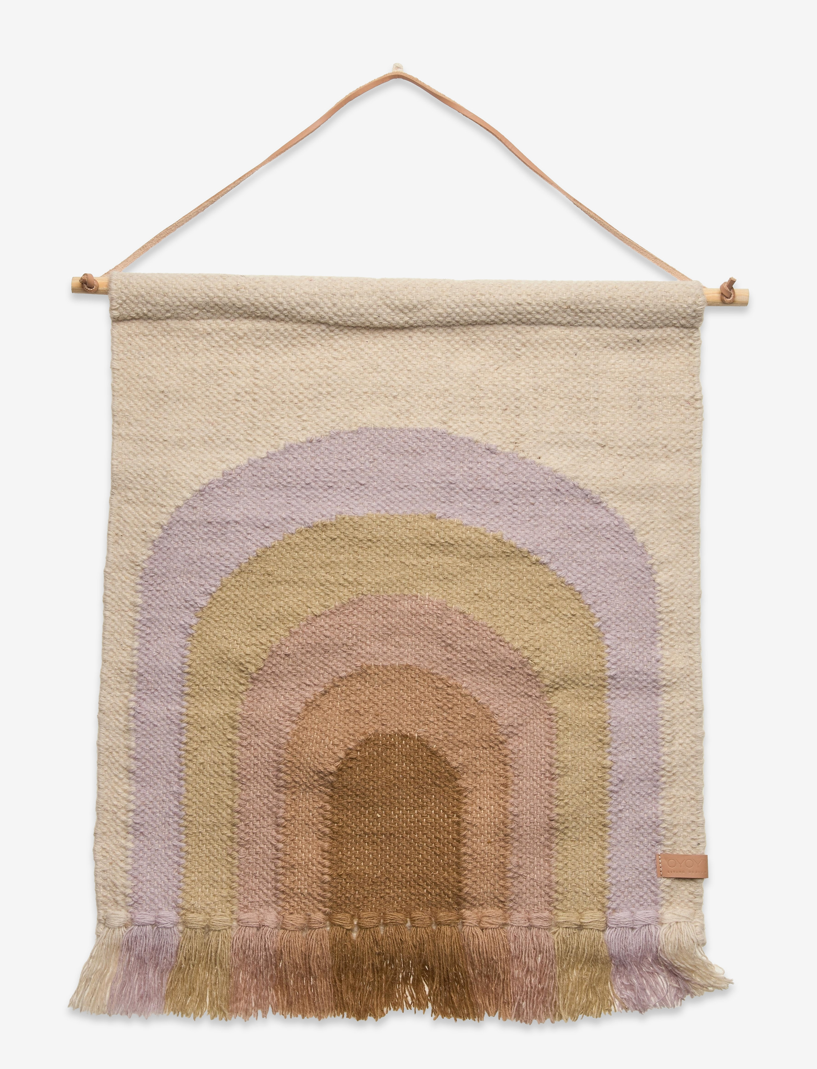 OYOY MINI Follow The Rainbow Mini Wall Rug - OYOY MINI - LAVENDER / multi