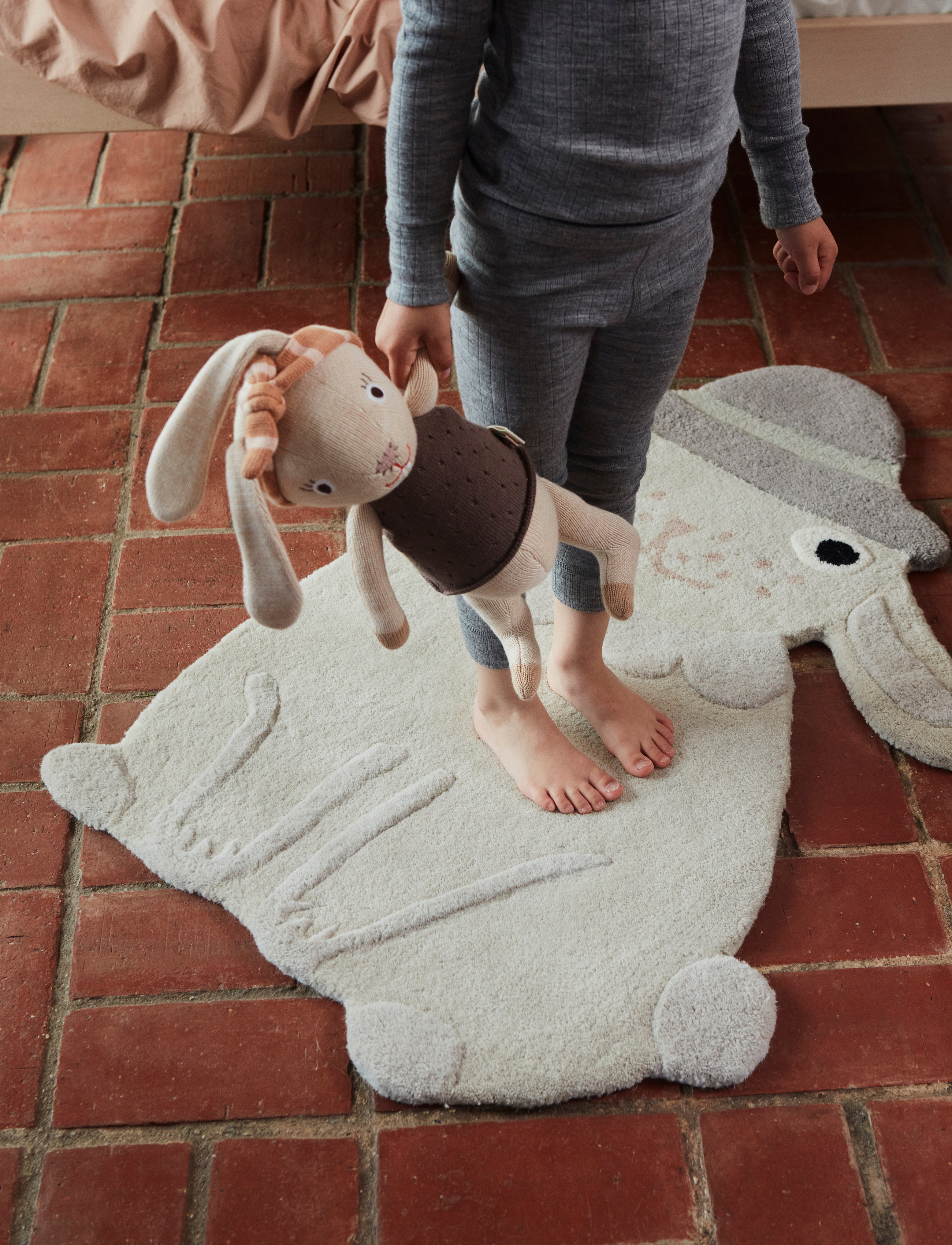 OYOY MINI Jolien Rabbit, One Size, Multi/patterned, Soft Legetøj > Teddy Bears, Børn