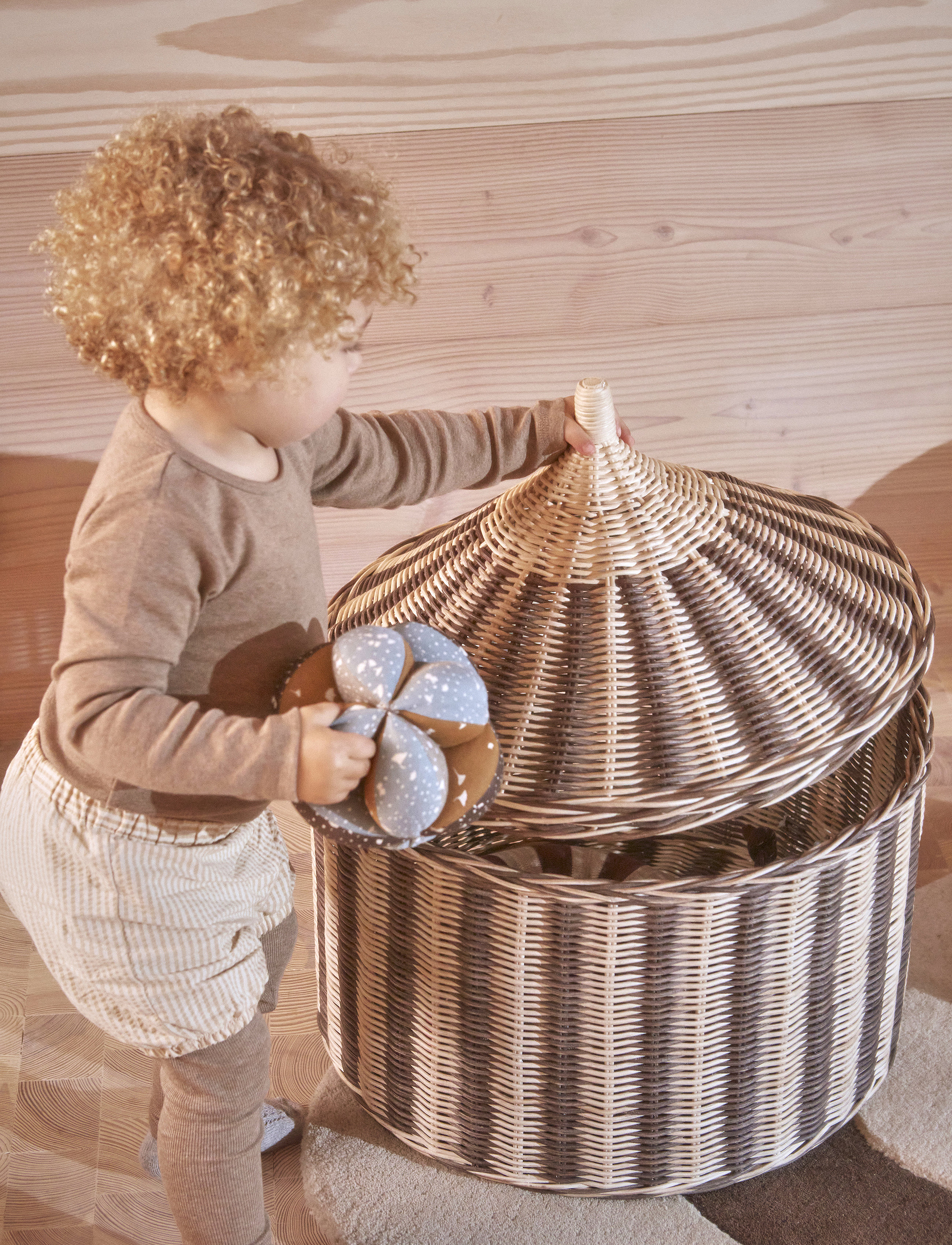 OYOY MINI - Circus Basket - Set of 2 - nutmeg - 2