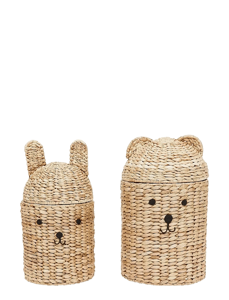 OYOY MINI - Bear & Rabbit Storage Basket - PCK2 - opbevaringskurve - nature - 1