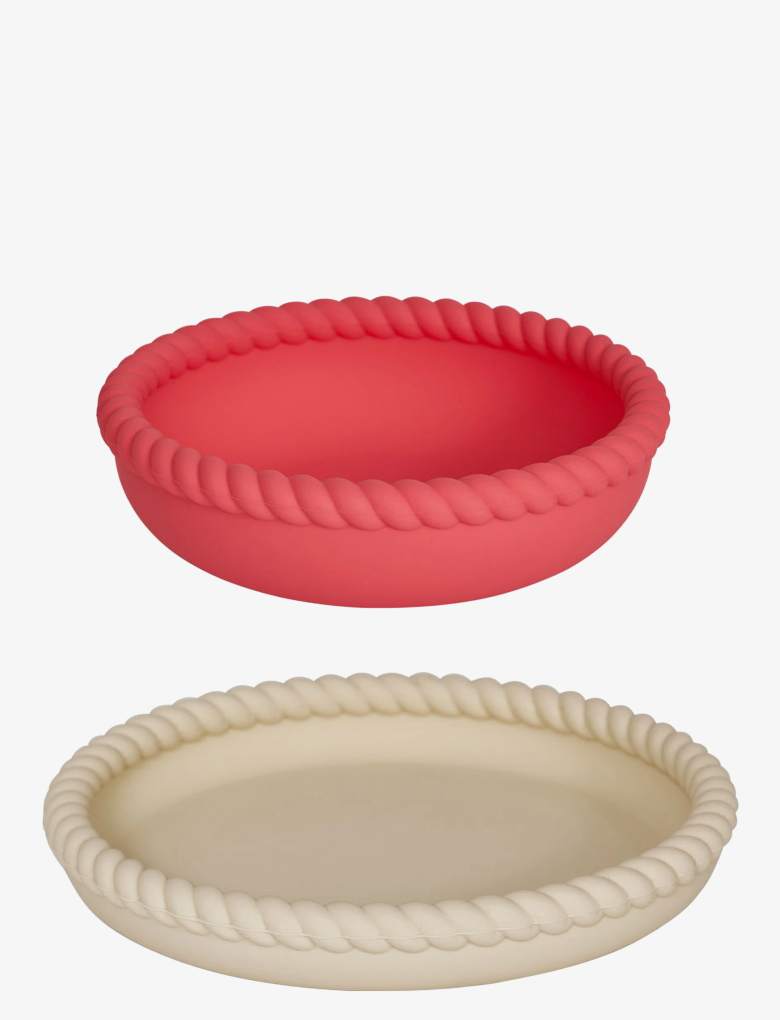 OYOY MINI Mellow Plate & Bowl, Plade, Multi/mønstret, Str: Ø 18 CM