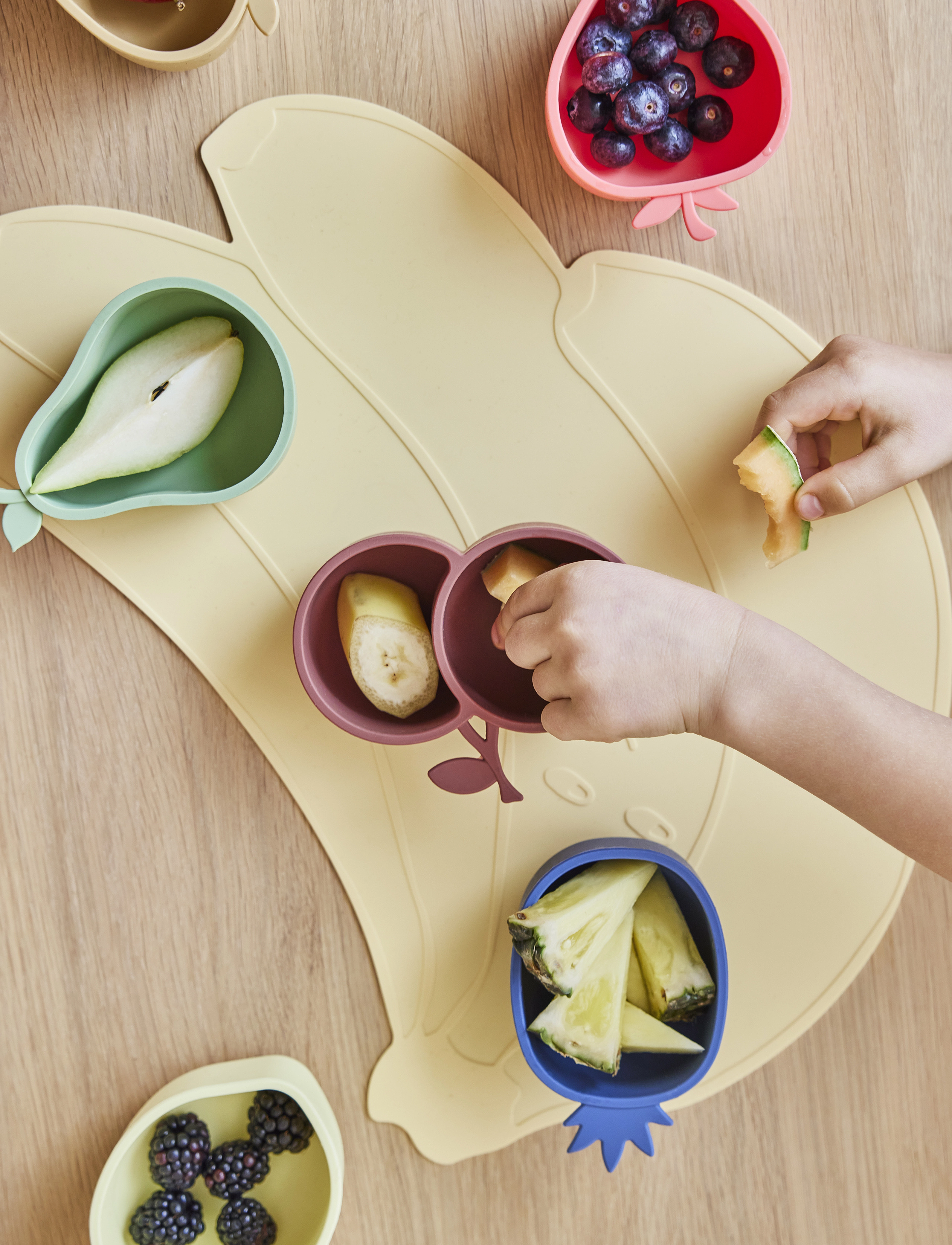 OYOY MINI Placemat Banana, 45X35X0.2 cm x 45, Meal Time, Gelb - Placemats & Coasters, Kinder