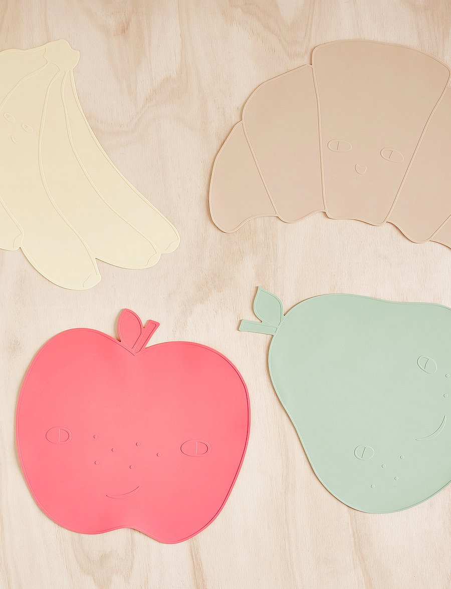 OYOY MINI - Placemat Banana - deckchen - butter - 4