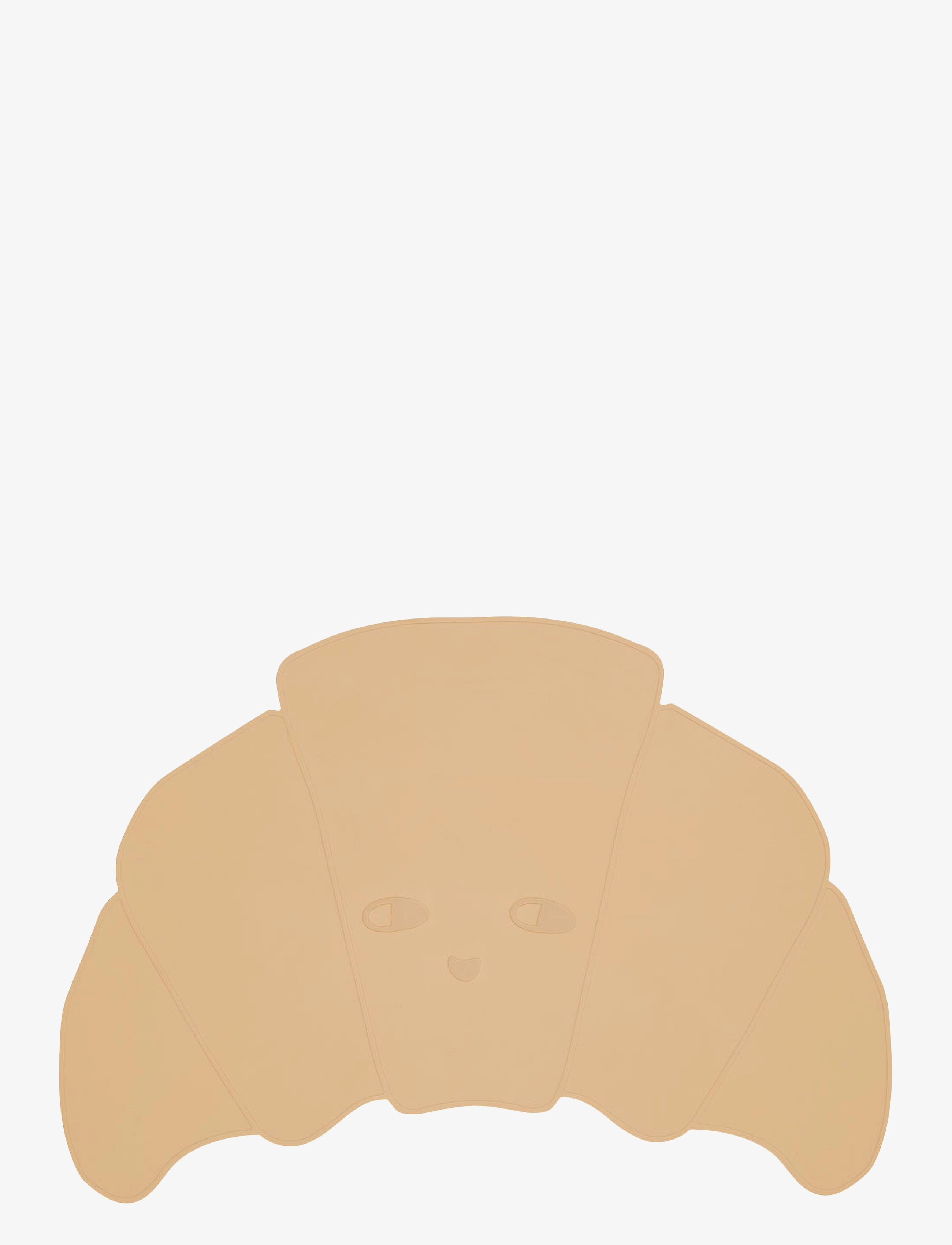 OYOY MINI Placemat Croissant - Deckchen - DARKCARAMEL / beige