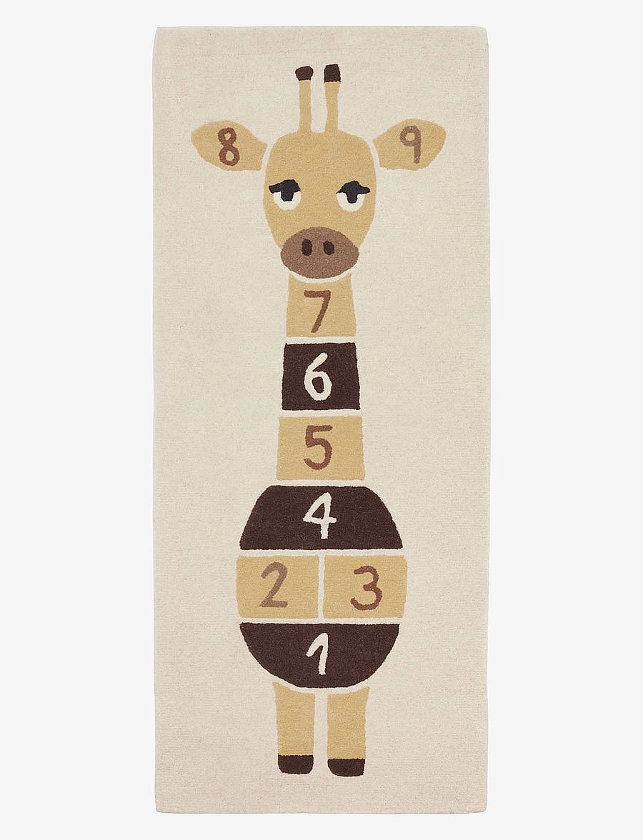 OYOY MINI - Giraf Hopscotch Rug - rektangulære tæpper - yellow - 1
