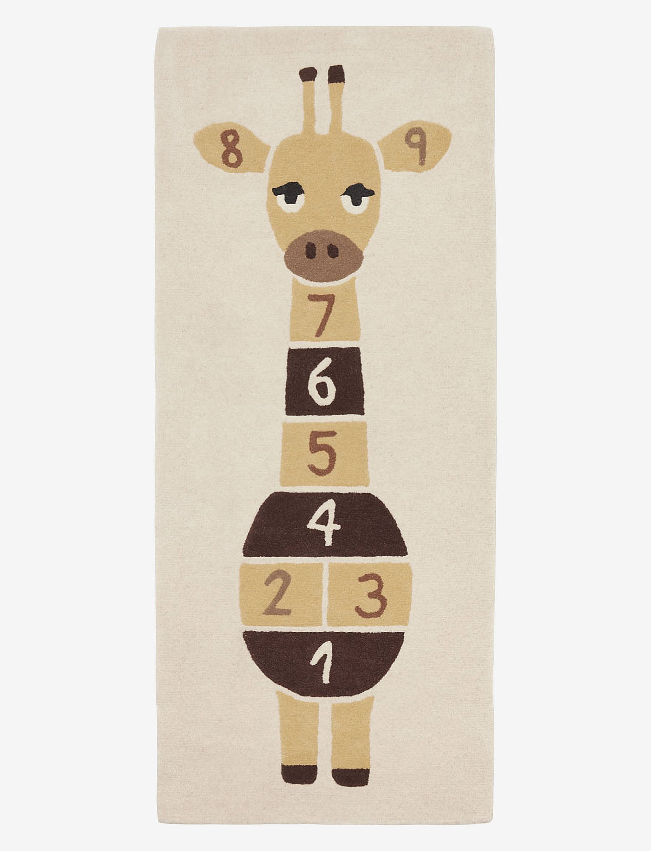 OYOY MINI - Giraf Hopscotch Rug - ristkülikukujulised vaibad - yellow - 2
