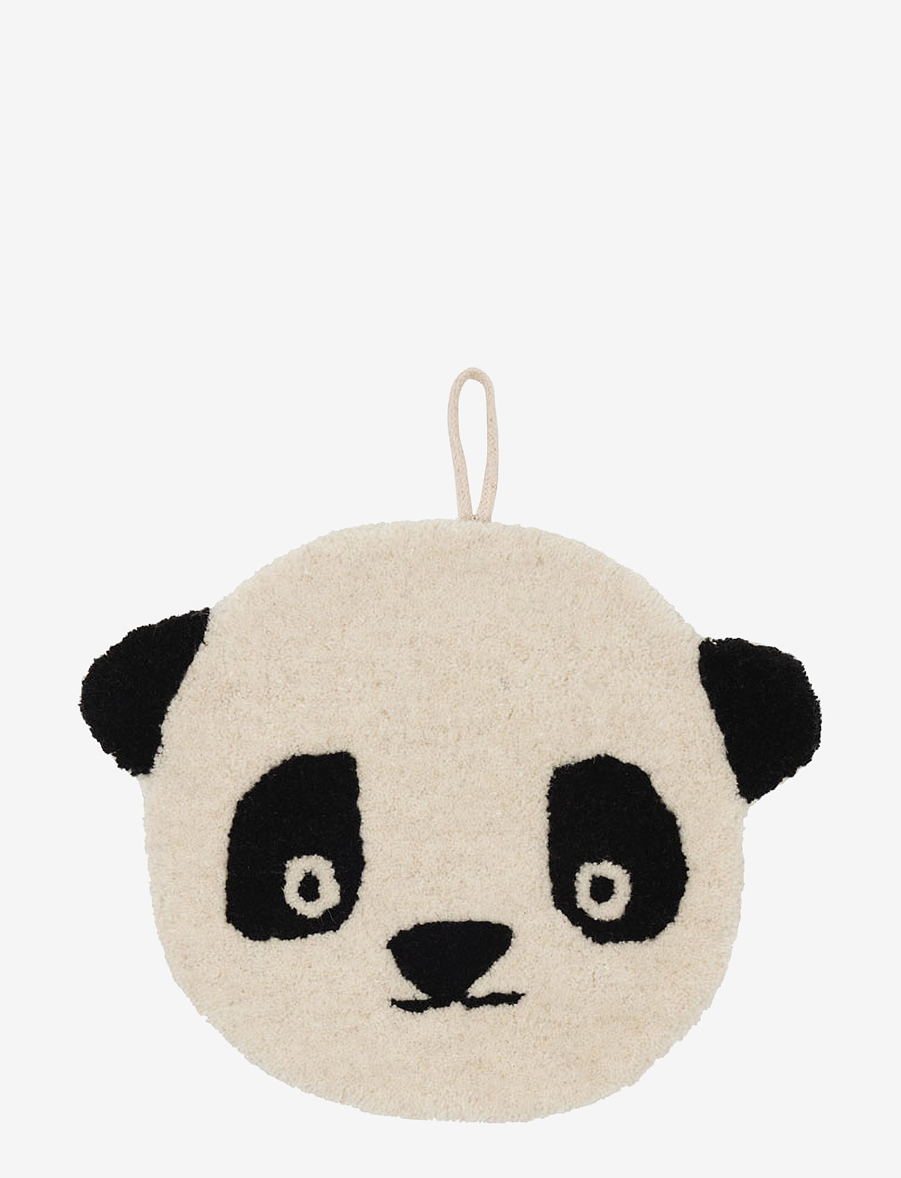 OYOY MINI - Panda Miniature Wallhanger - décorations murales - white/black - 1