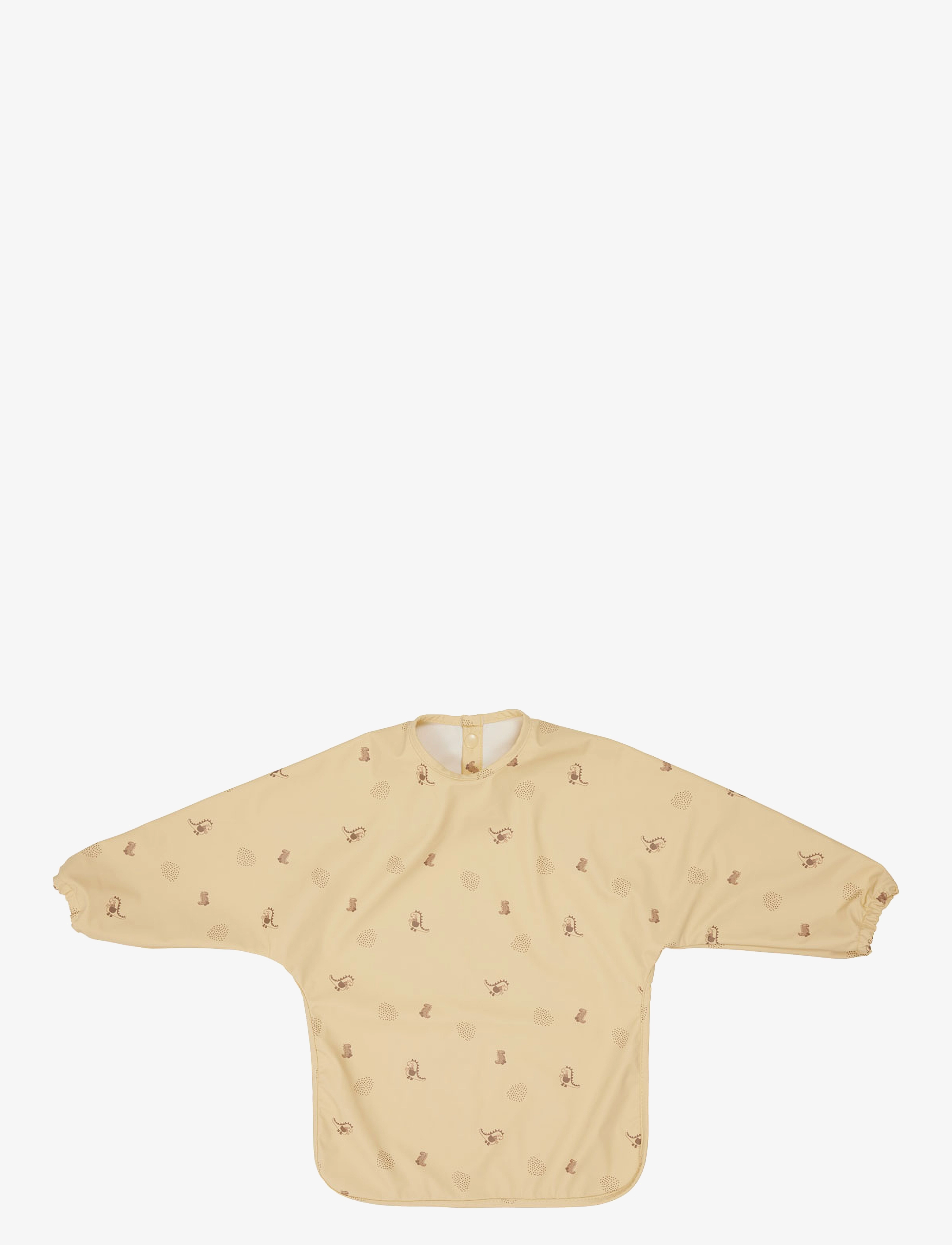 OYOY MINI Dino Cape Bib - Barnrum - BUTTER / yellow