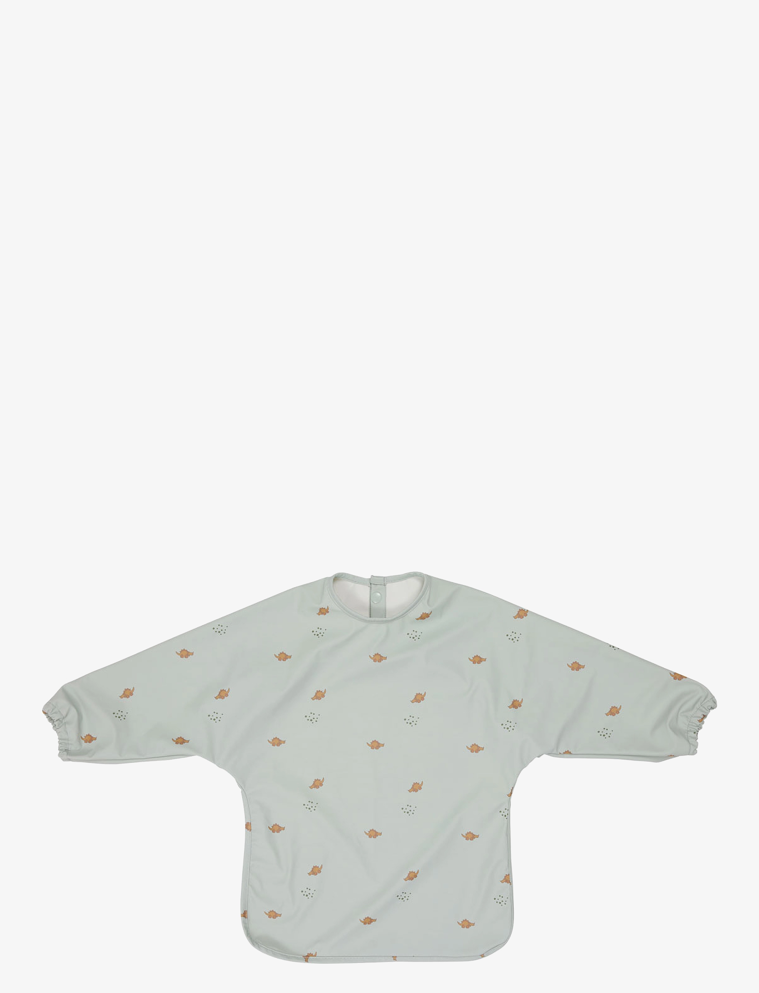 OYOY MINI Dino Cape Bib - Kids home - DUSTYGREEN / blue