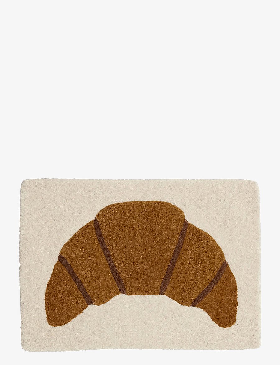 OYOY MINI - Croissant Tufted Miniature Rug / Wallhanger - brown - 0