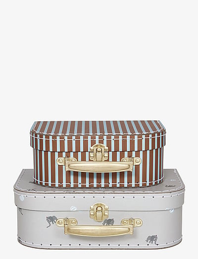 OYOY MINI Mini Suitcase - Set of 2 - OYOY MINI - PALEBLUE / multi