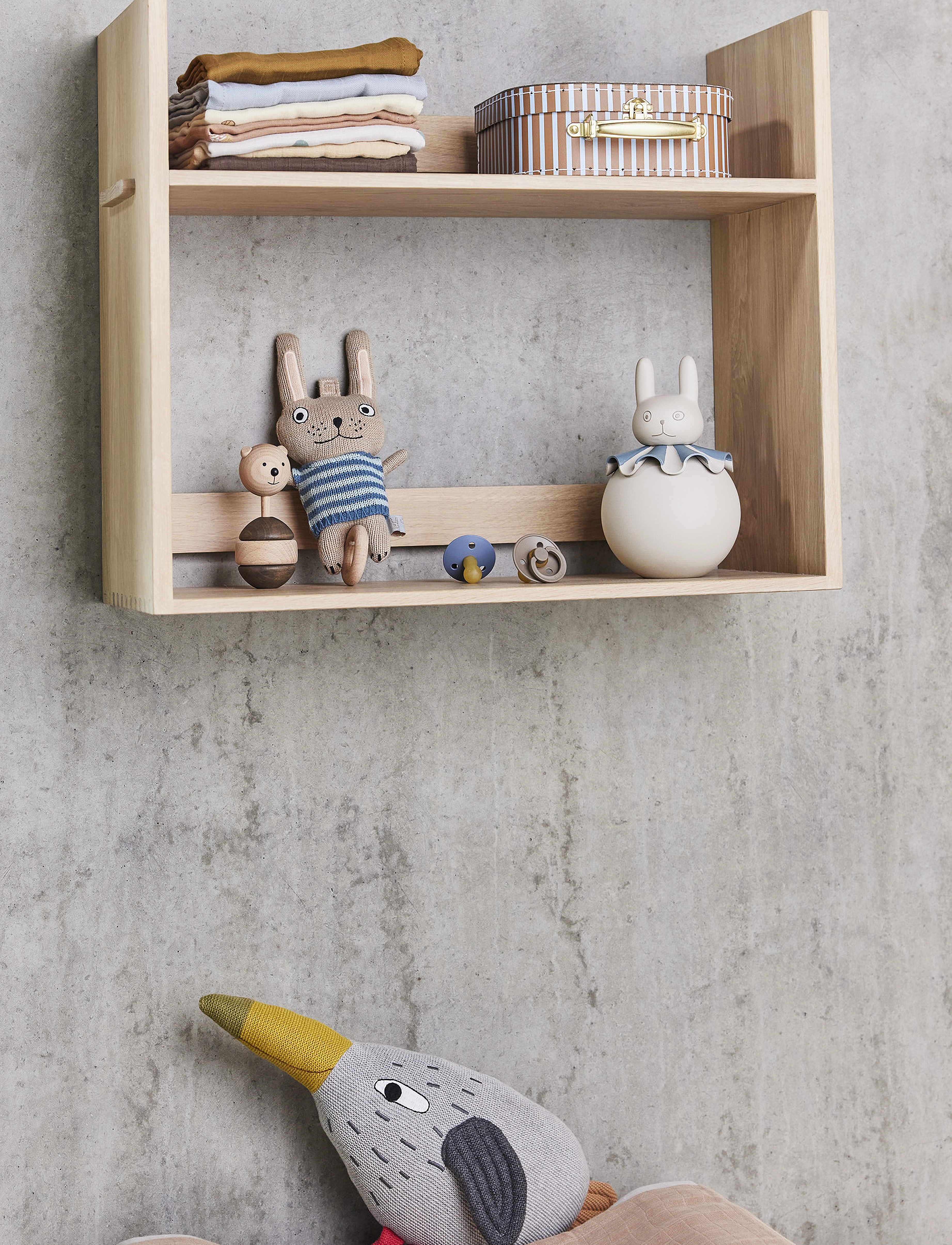 OYOY MINI Mini Suitcase Set Of 2, One Size, Storage, Mehrfarbig/gemustert - Storage Boxes, Kinder