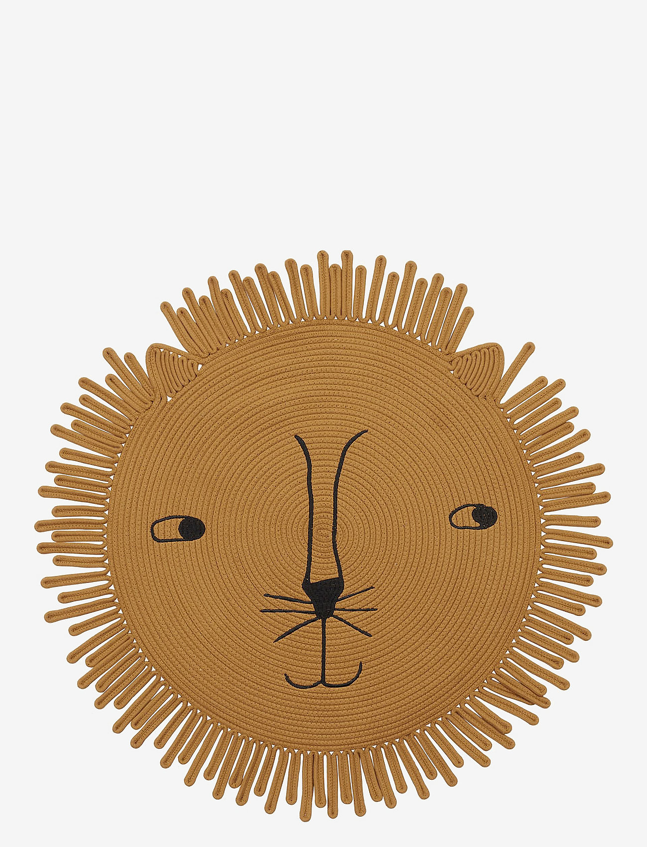 OYOY MINI - Mara Lion Rug - runde teppiche - camel - 1