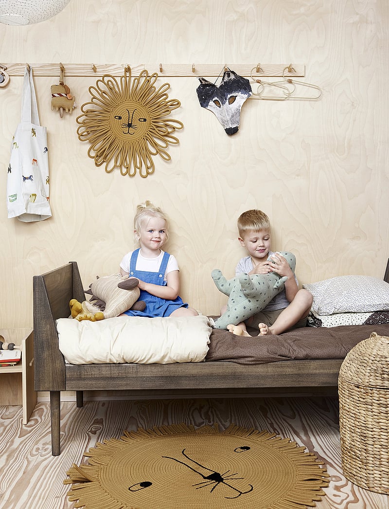 OYOY MINI - Mara Lion Rug - runde teppiche - camel - 2