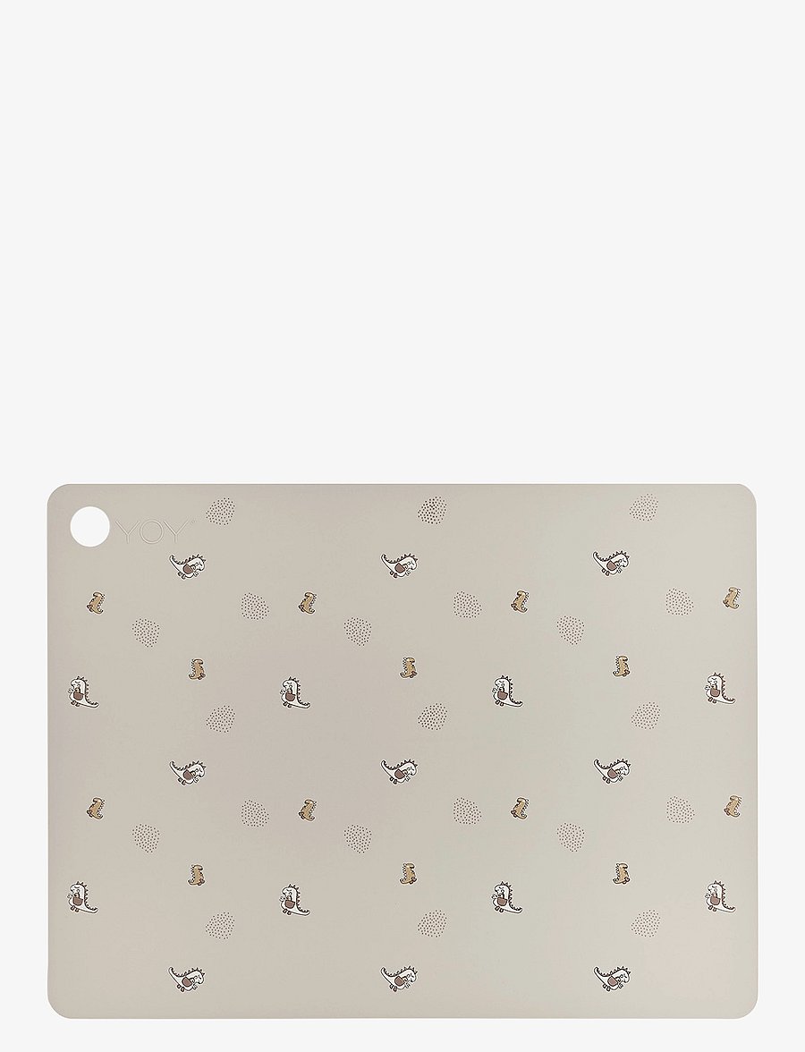 OYOY MINI - Placemat Dina Dino - deckchen - clay - 1