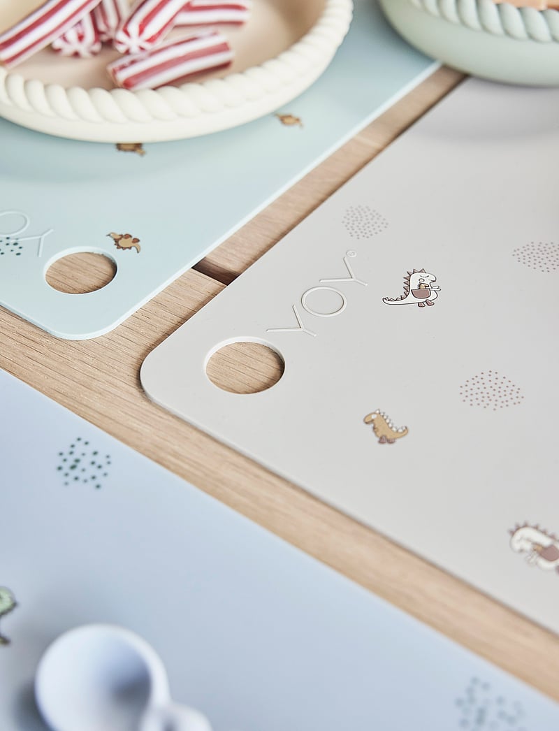 OYOY MINI - Placemat Dina Dino - söögimatid - clay - 2