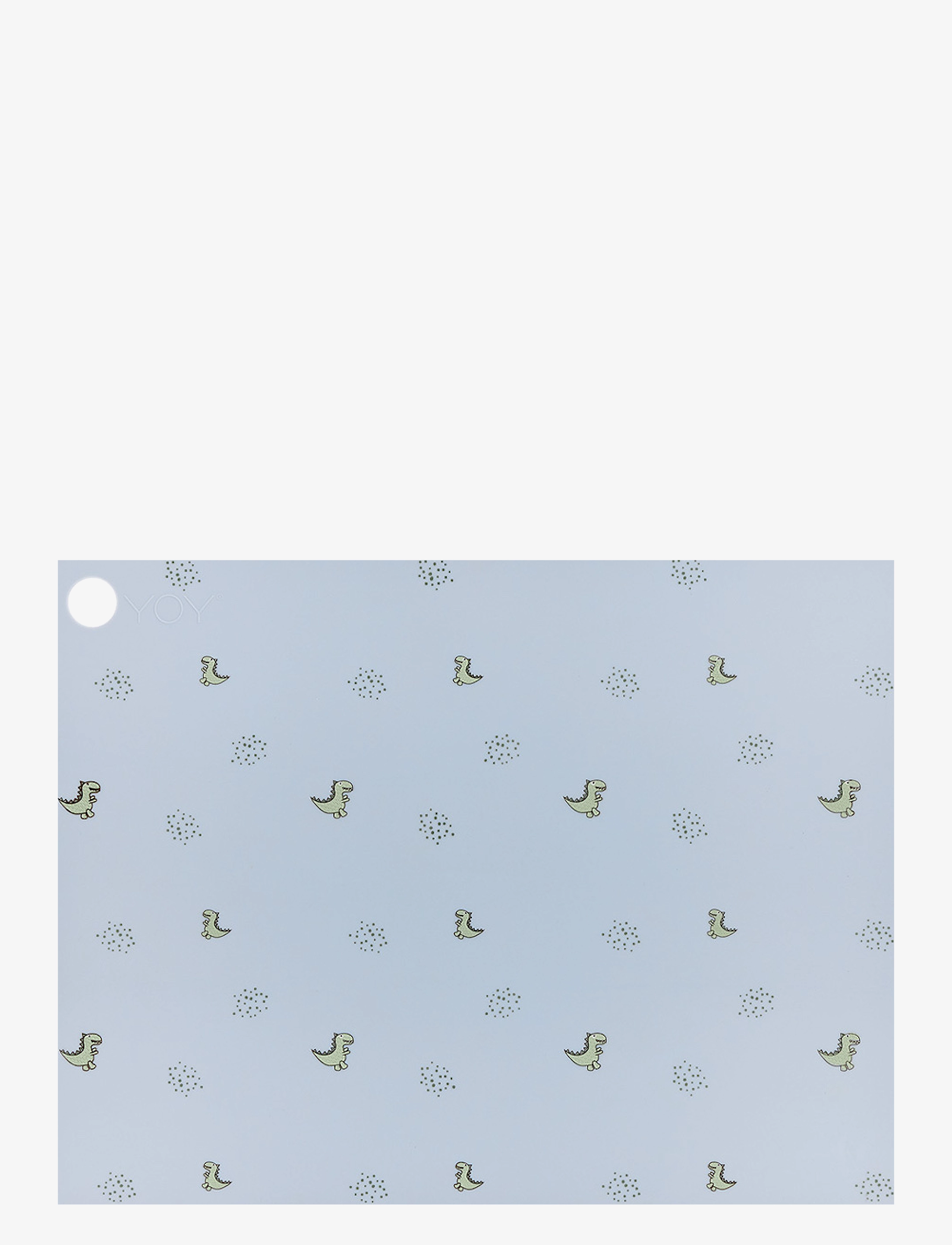 OYOY MINI Placemat Theo Dino Blau - 34X45X0.20CMx34 - Kinder