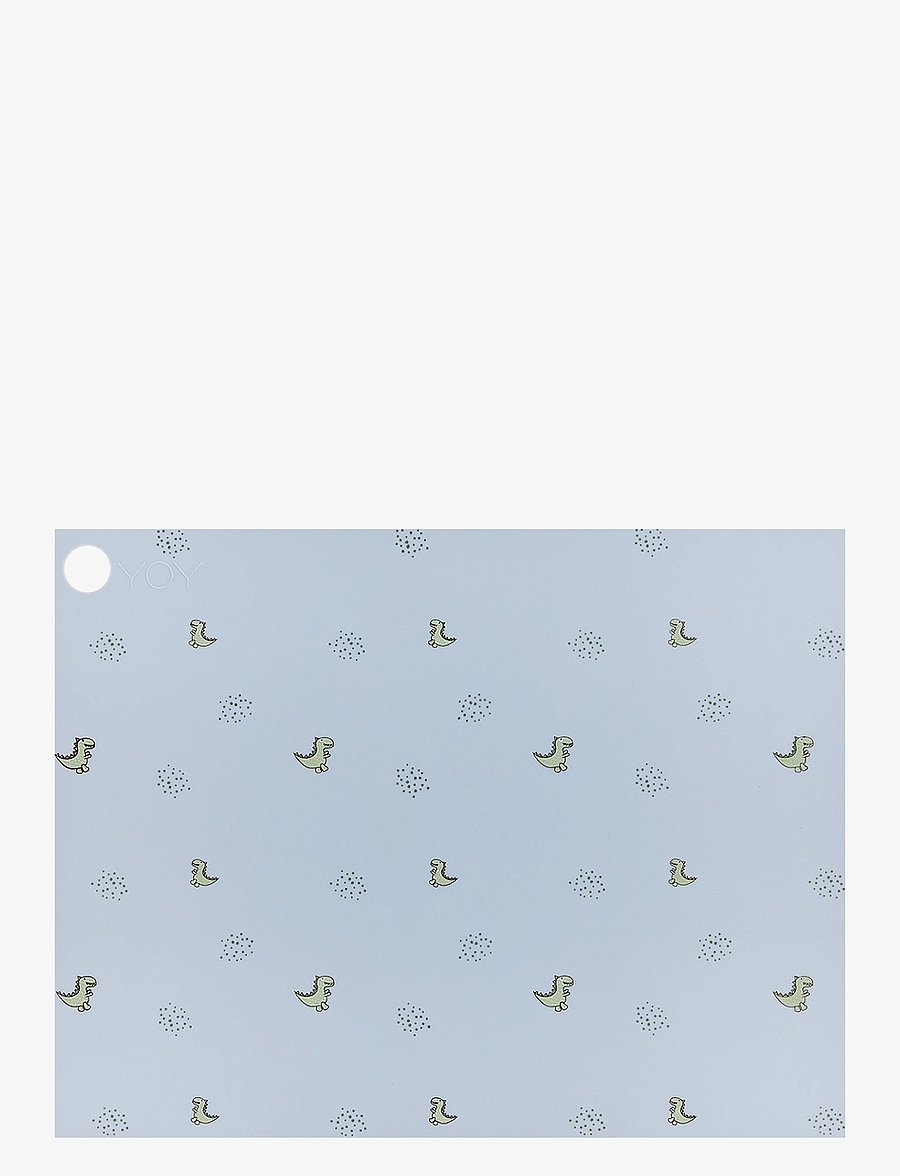 OYOY MINI - Placemat Theo Dino - deckchen - pale blue - 1