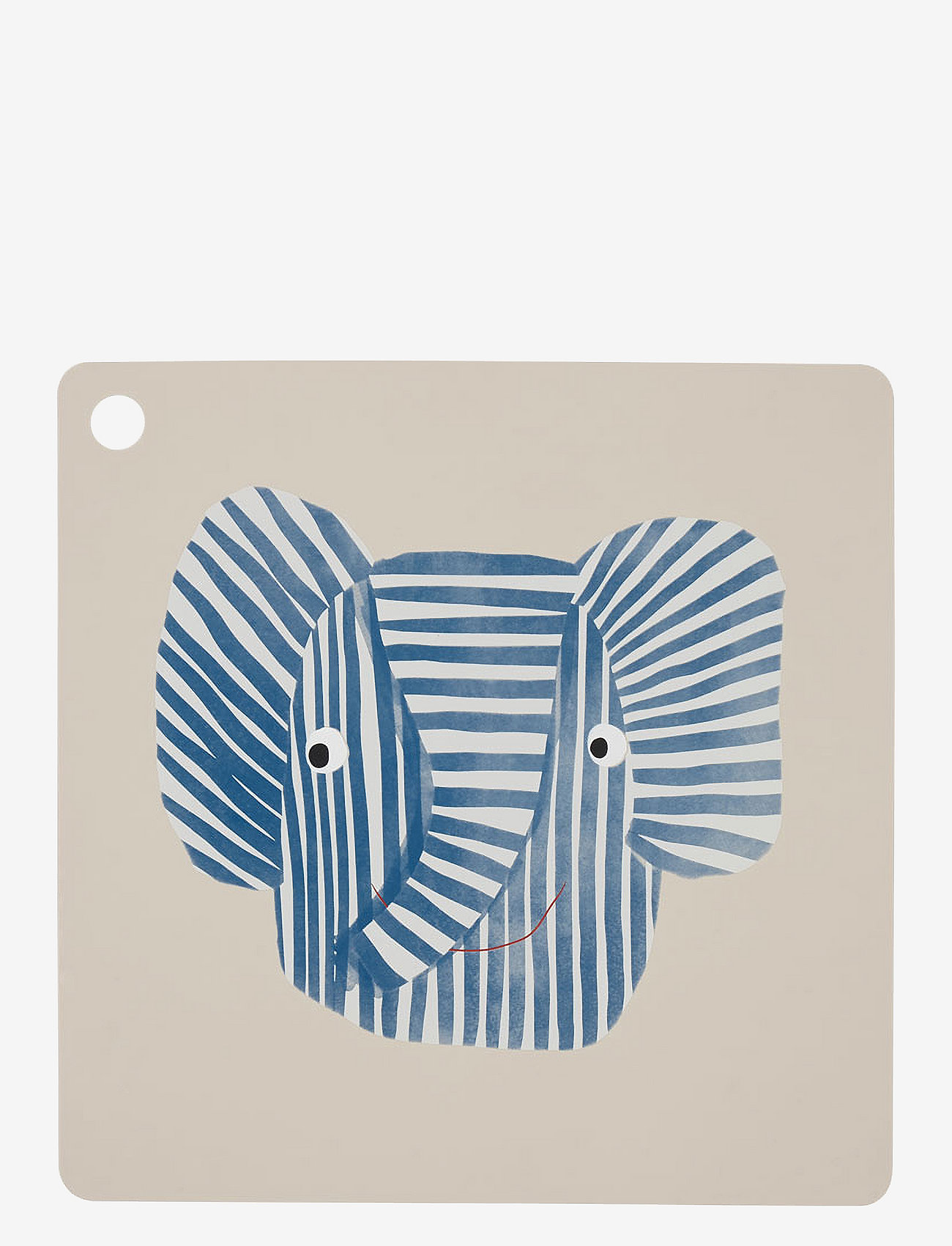 OYOY MINI - Placemat Erik Elephant - deckchen - blue - 1