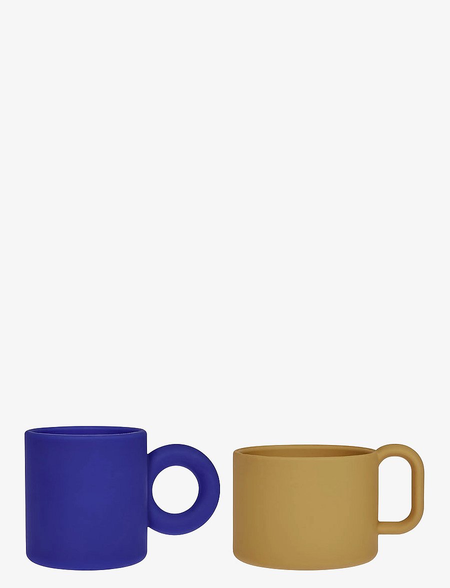 OYOY MINI - Nomu Cups - Set of 2 - kupit & mukit - opticblue/lightrubber - 1
