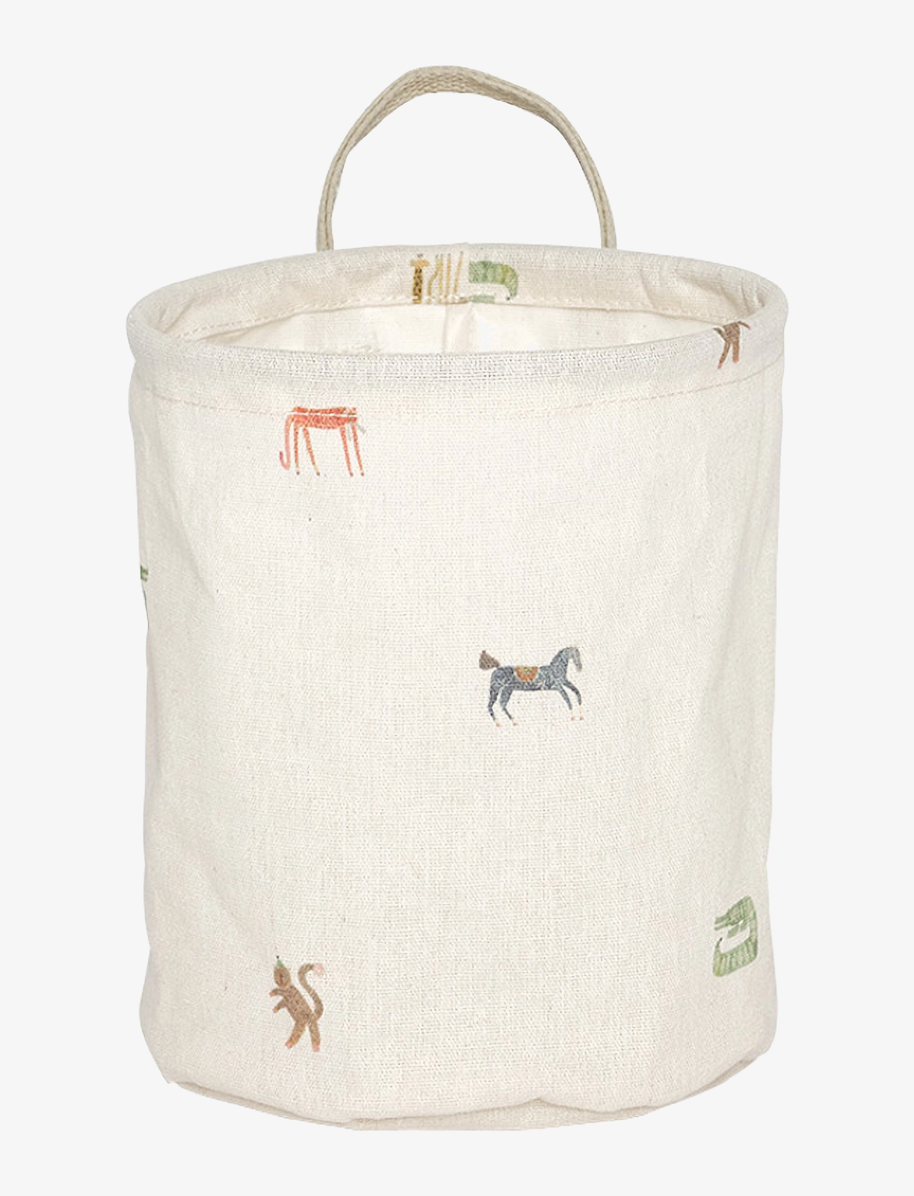 OYOY MINI Moira Laundry/Storage Basket Small, Opbevaringskurv, Creme, Str: 18X22CM