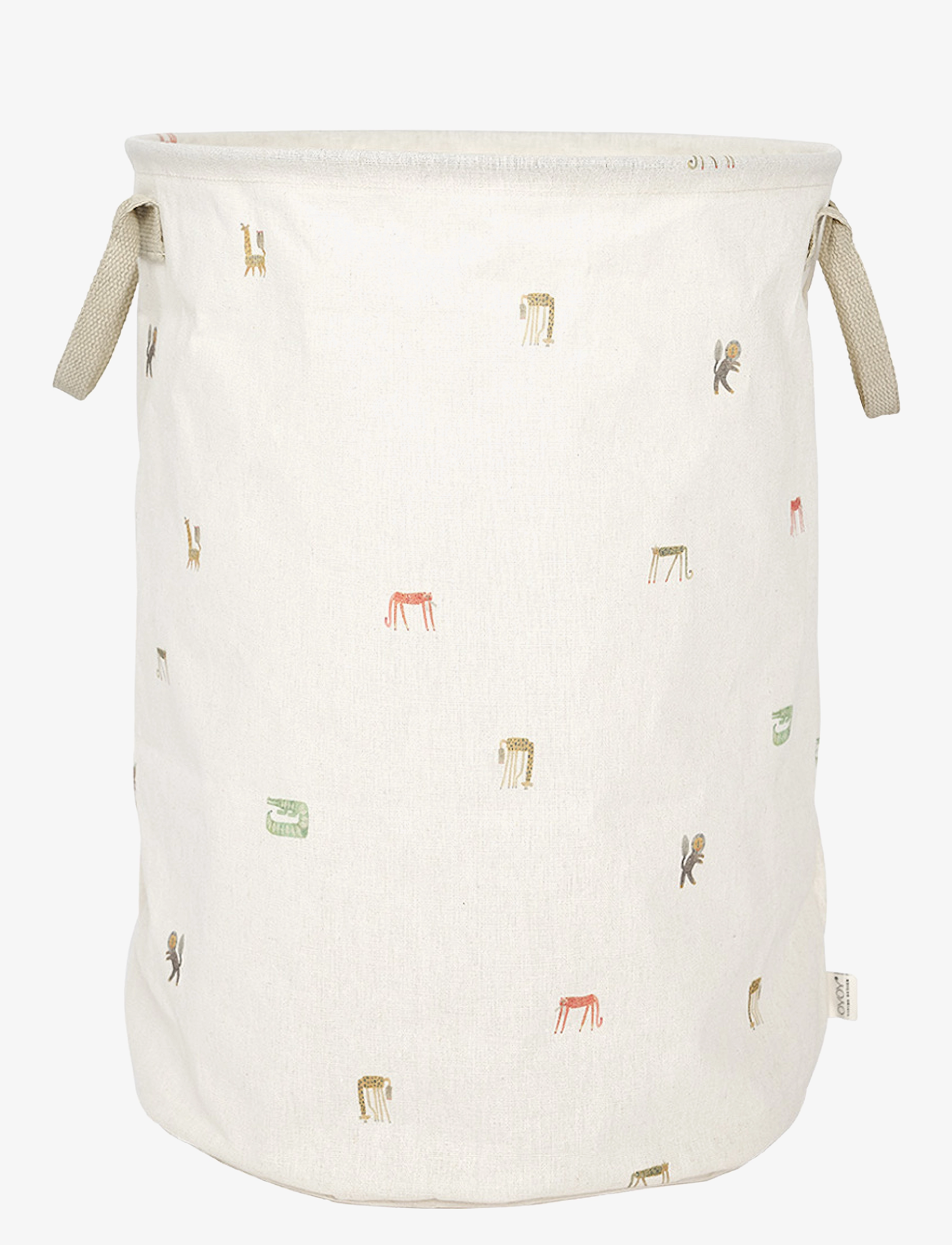 OYOY MINI Moira Laundry/Storage Basket Large, Opbevaringskurv, Creme, Str: 54X38CM