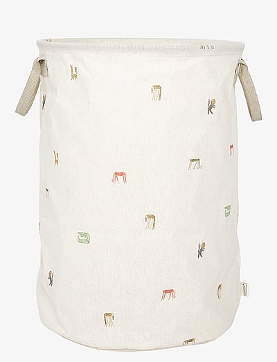 OYOY MINI Moira Laundry/Storage Basket - OYOY MINI - MULTI / cream