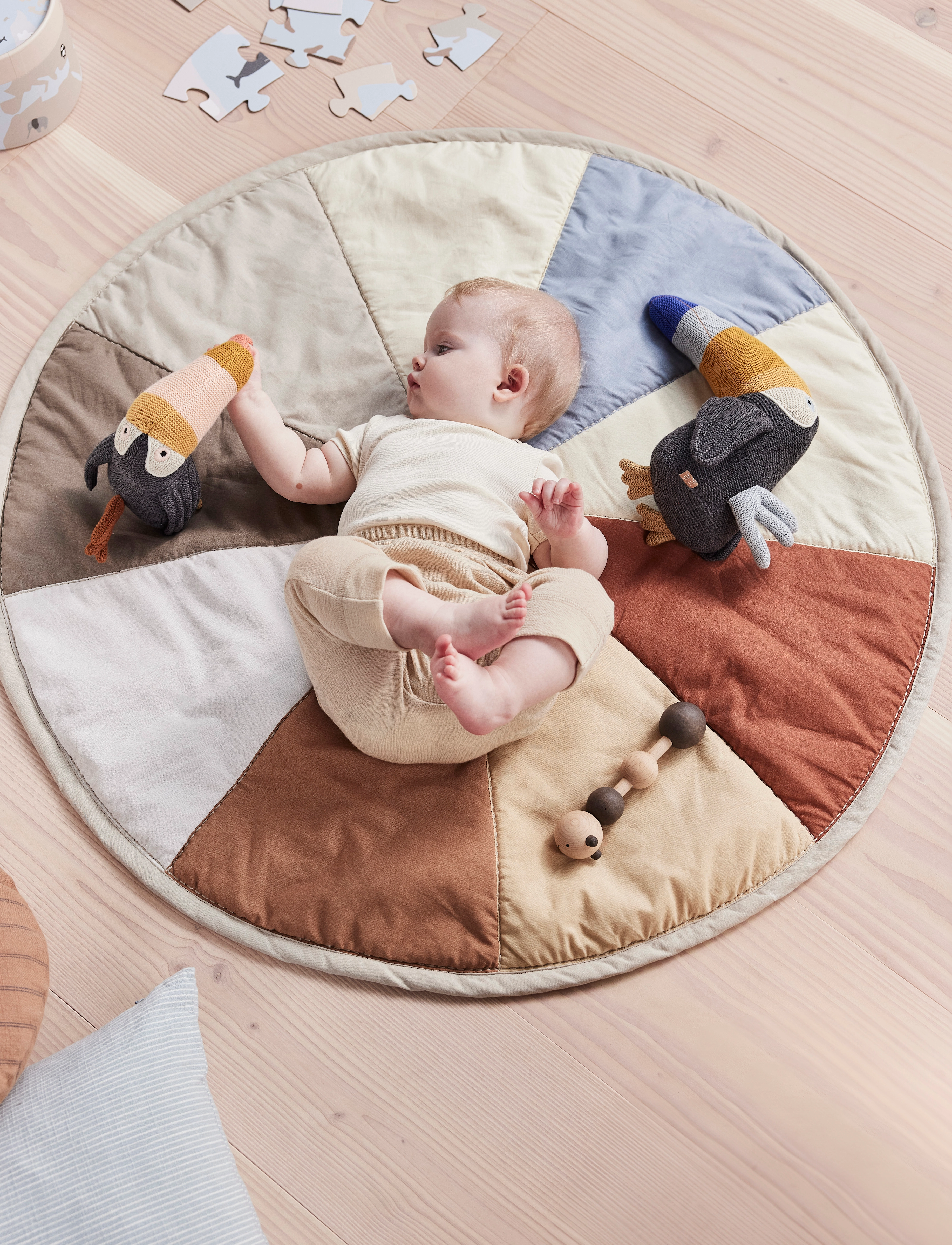 OYOY MINI - Moni Quilted Blanket - multi - 2