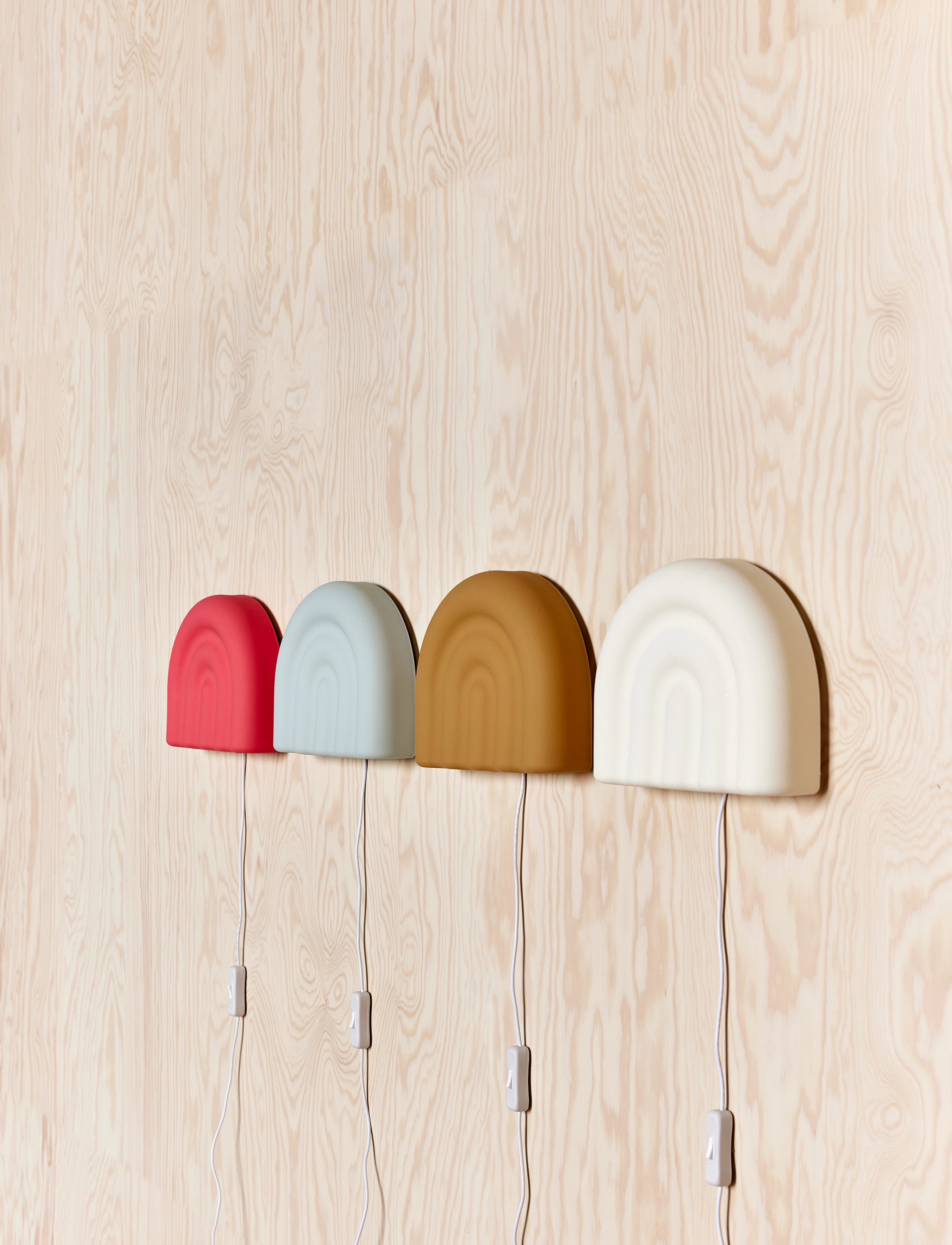 OYOY MINI Rainbow Wall Lamp (Eu), 6X24X19 cm x 6, Lighting, Blau - Lamps, Kinder