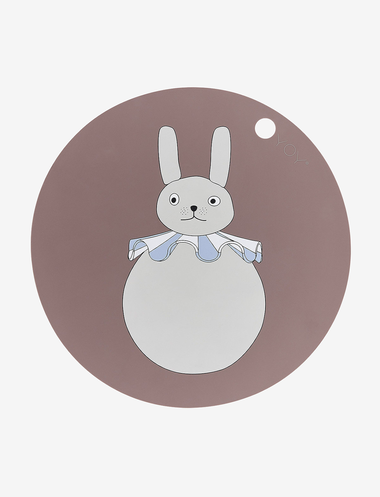 OYOY MINI - Placemat Rabbit Pompom - bordstabletter - clay - 1