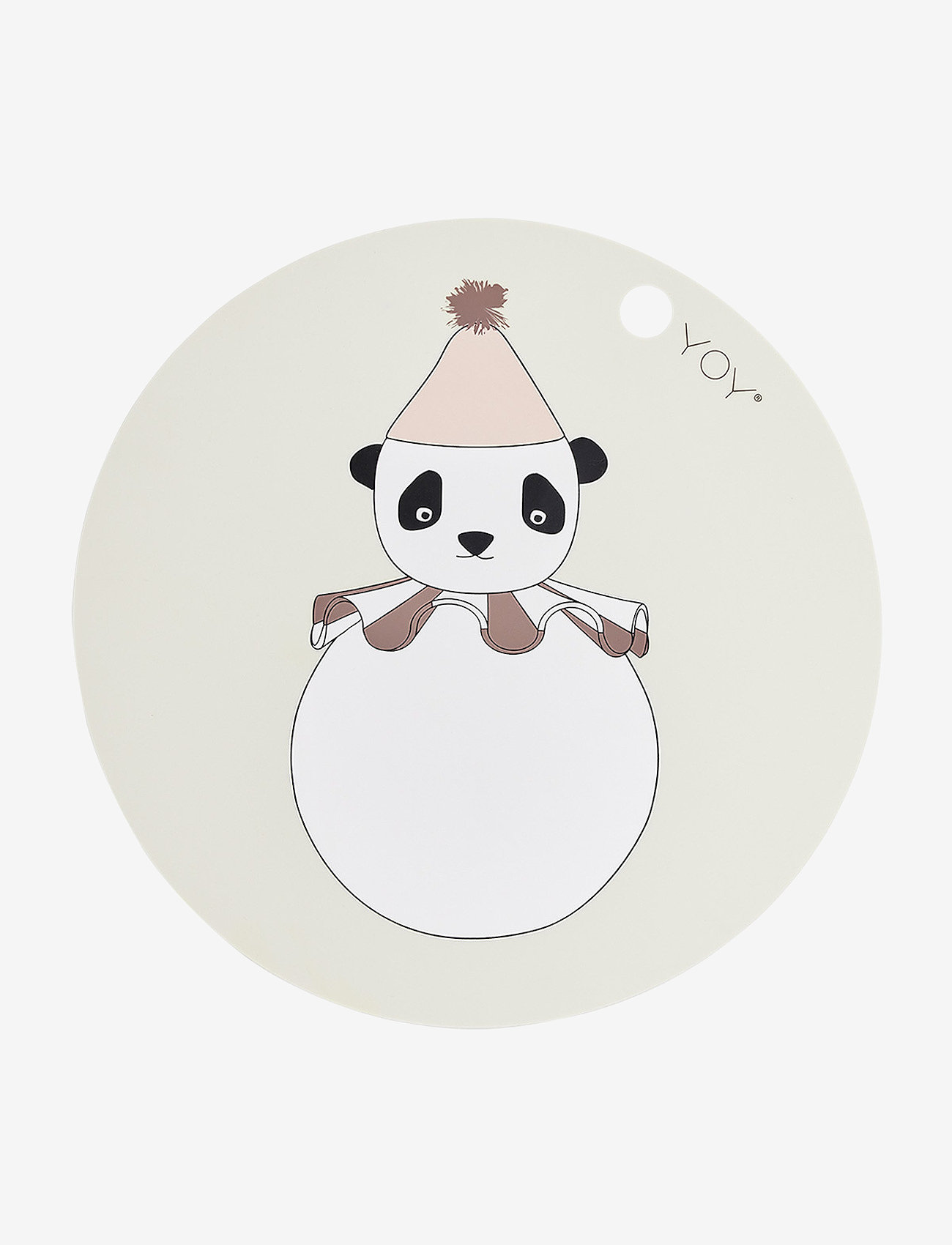 OYOY MINI - Placemat Panda Pompom - laveste priser - offwhite - 0