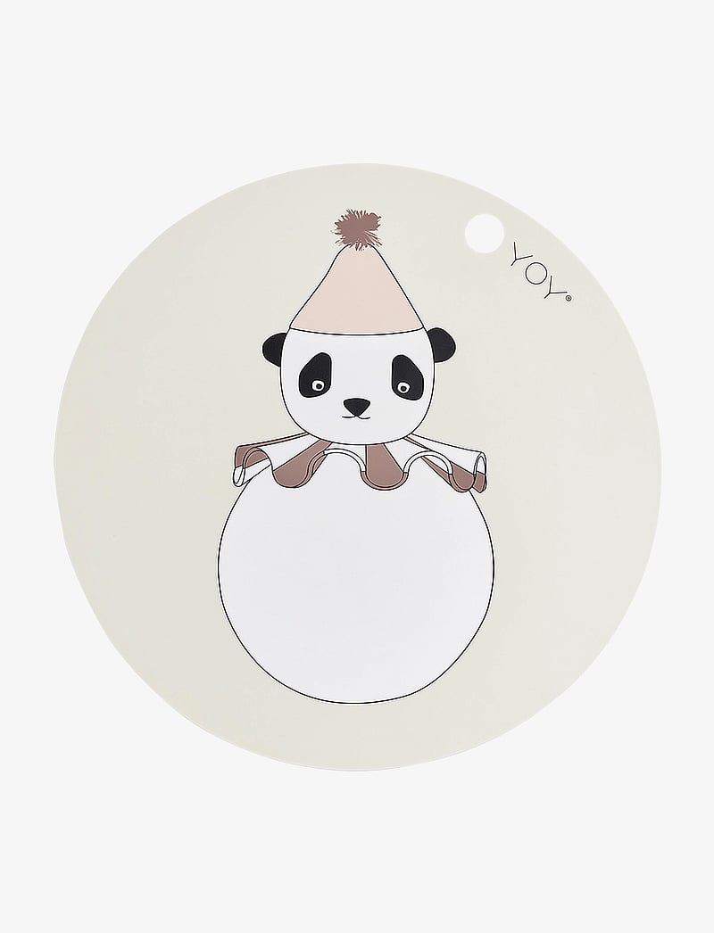 OYOY MINI - Placemat Panda Pompom - madalaimad hinnad - offwhite - 0