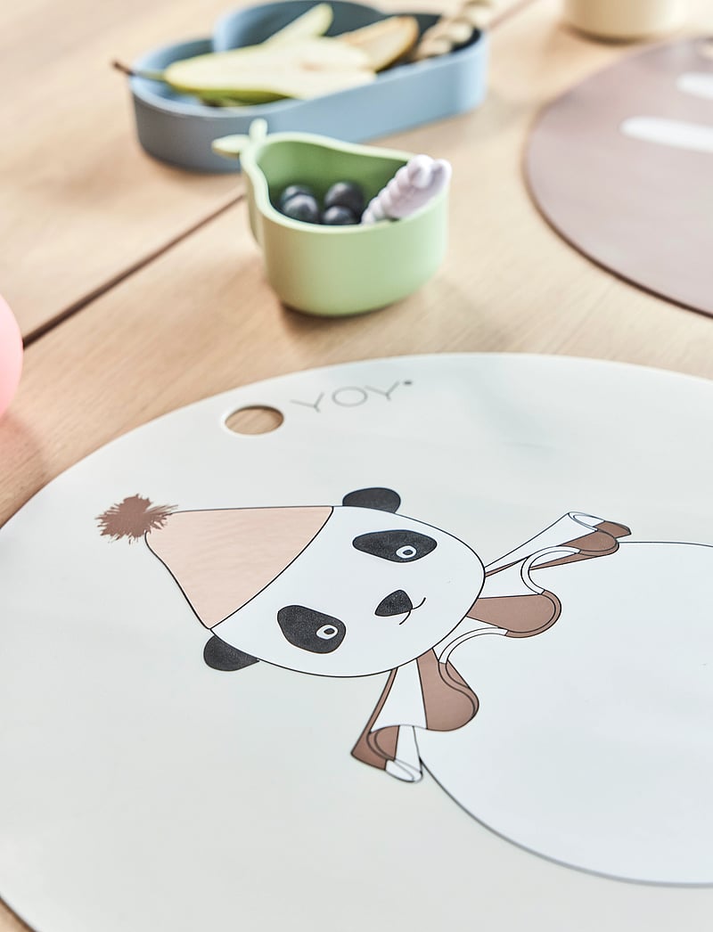 OYOY MINI - Placemat Panda Pompom - madalaimad hinnad - offwhite - 3