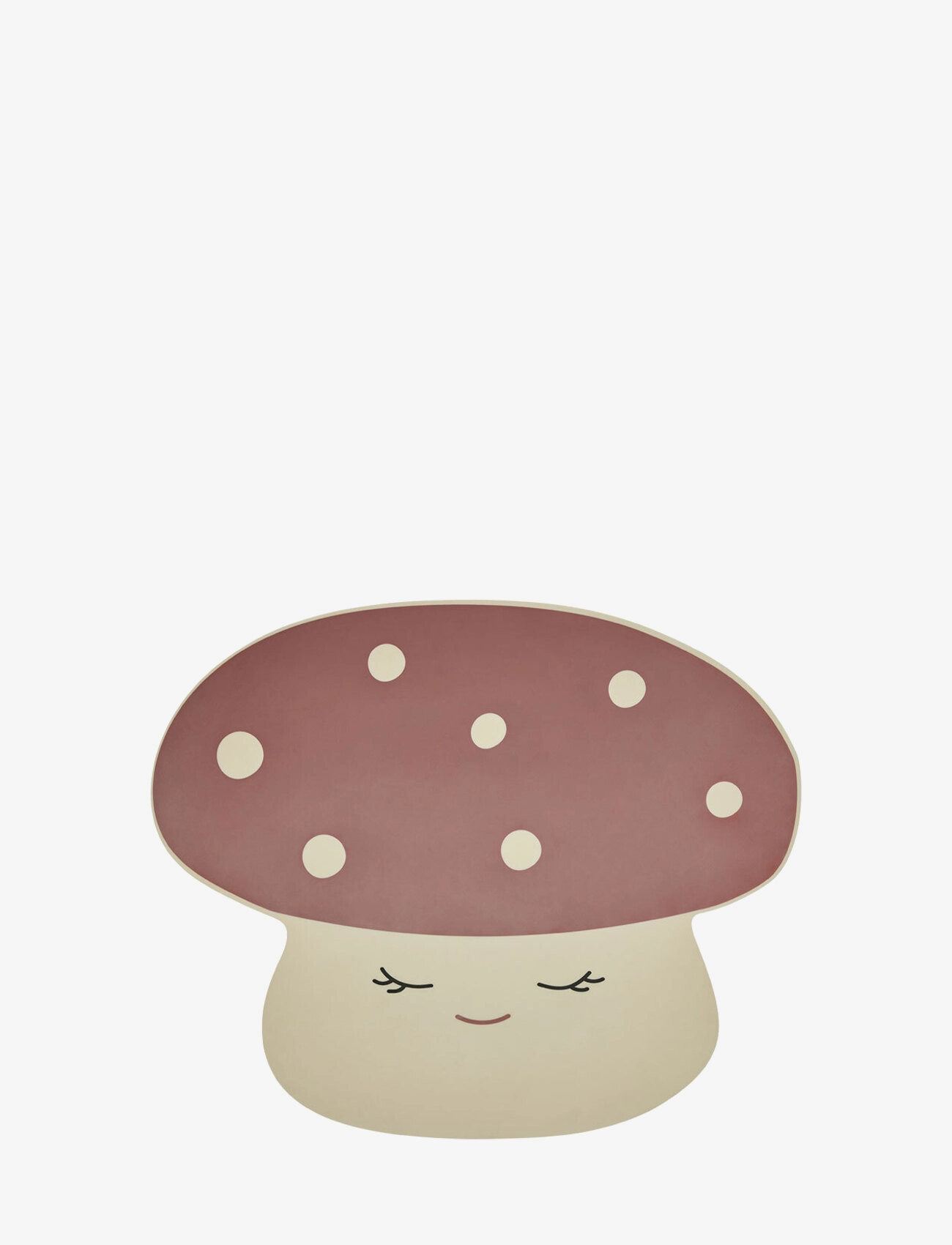 OYOY MINI Placemat Mushroom Rot - 0.15X43X35.5CM - Kinder