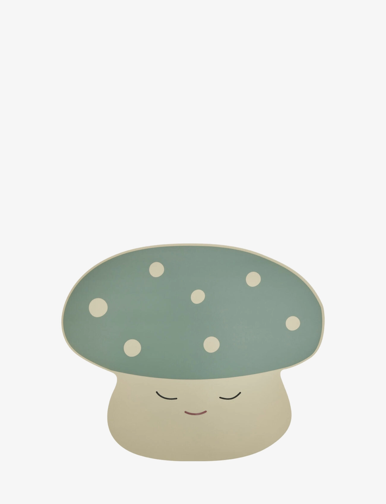 OYOY MINI Placemat Mushroom Grün - 0.15X43X35.5CM - Kinder