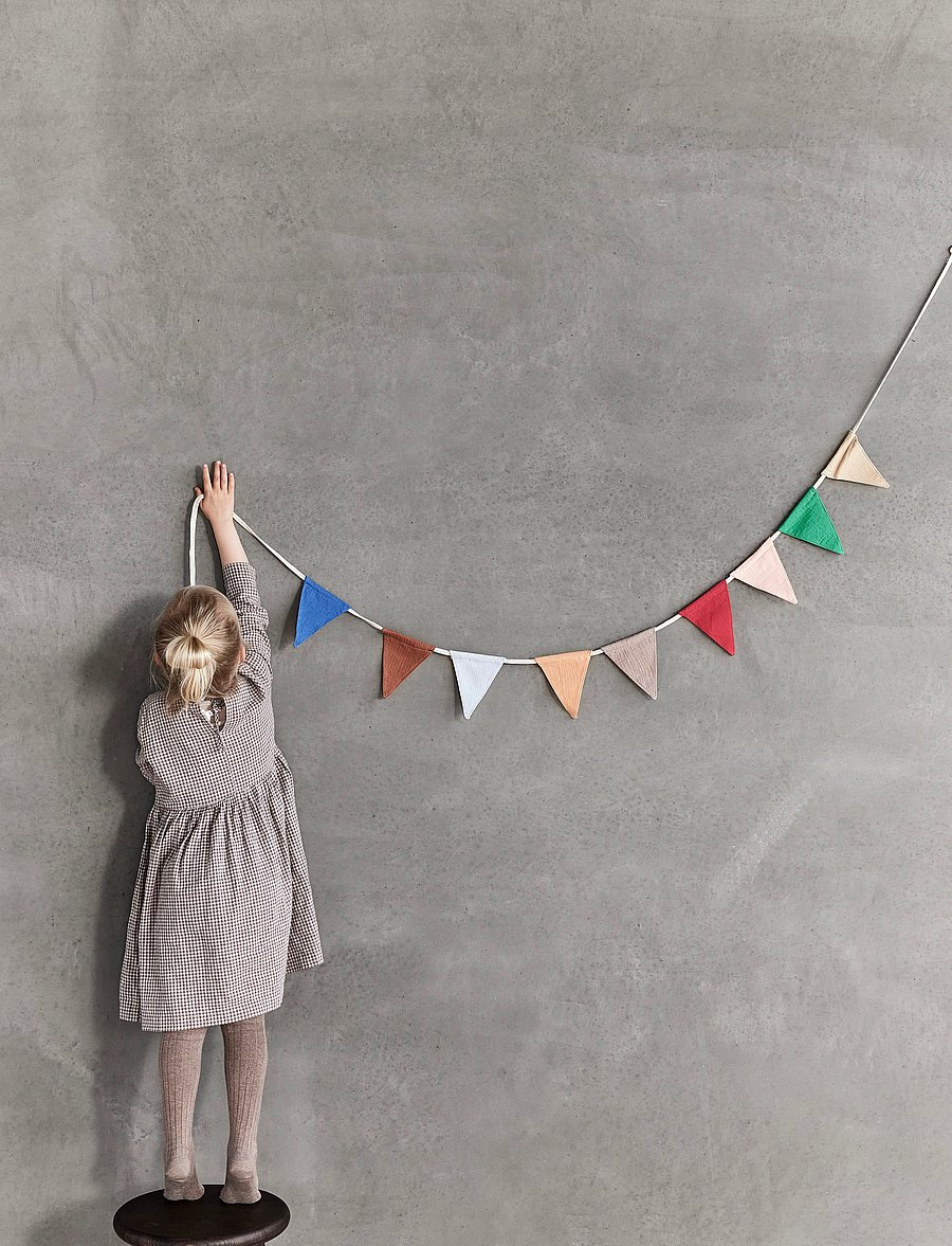 OYOY MINI - Moni Muslin Garland - dekoratsioonid - multi - 0