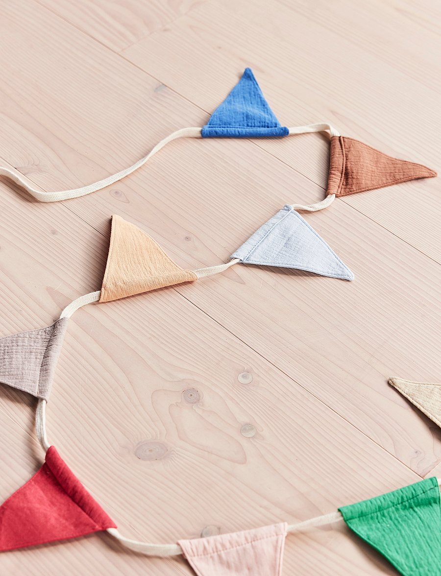 OYOY MINI - Moni Muslin Garland - dekoratsioonid - multi - 2