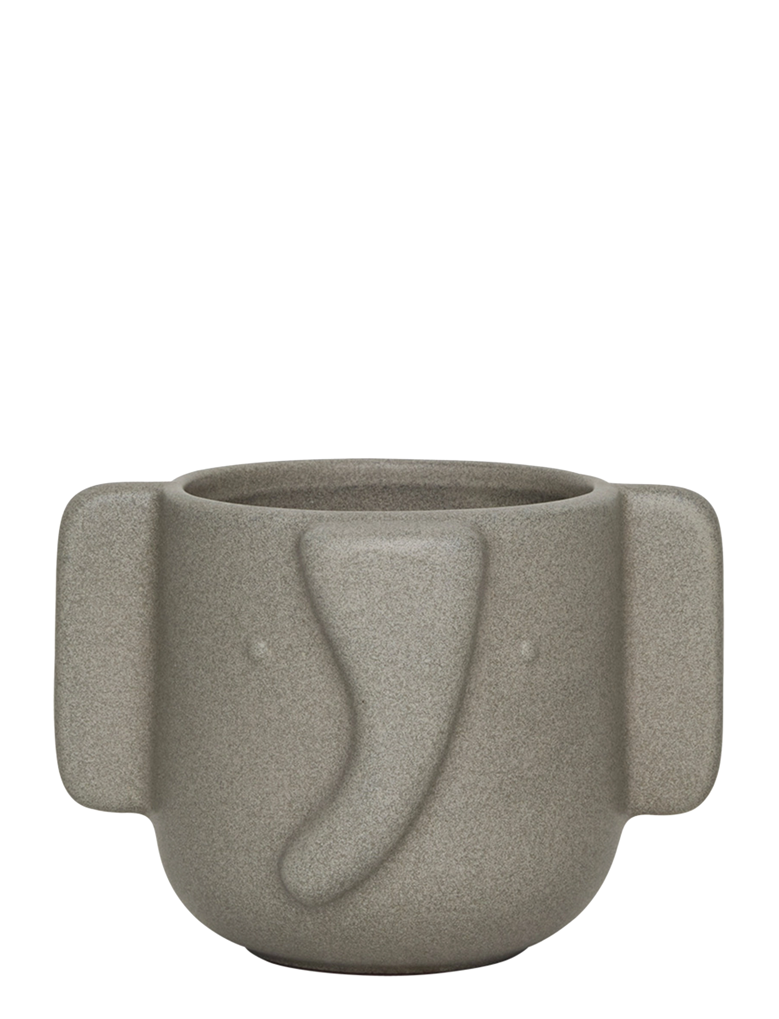 OYOY MINI Elephant Pot, One Size x 13, Decoration, Grau - Flower Pots, Homeware