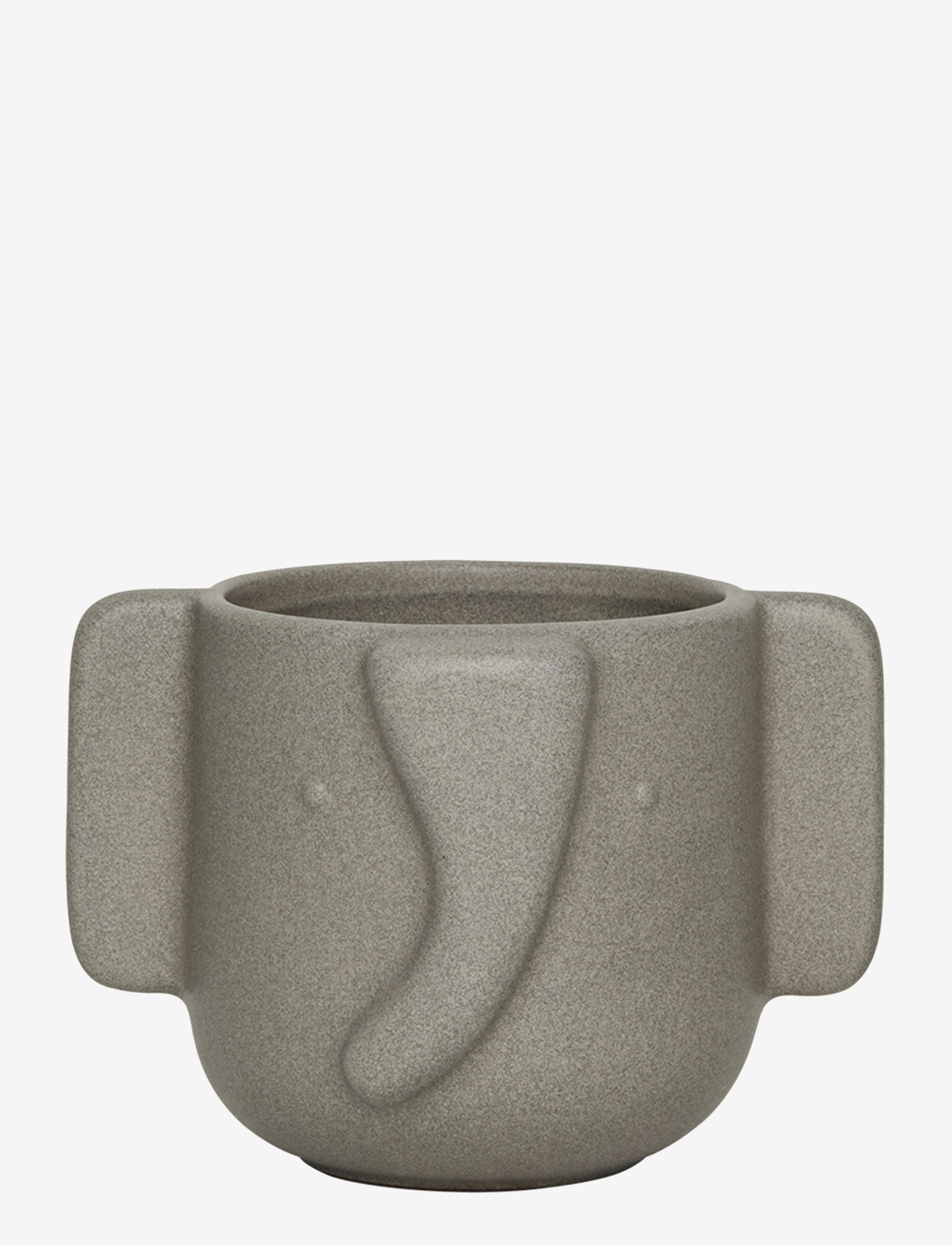 OYOY MINI - Elephant Pot - opbevaring - stone - 0