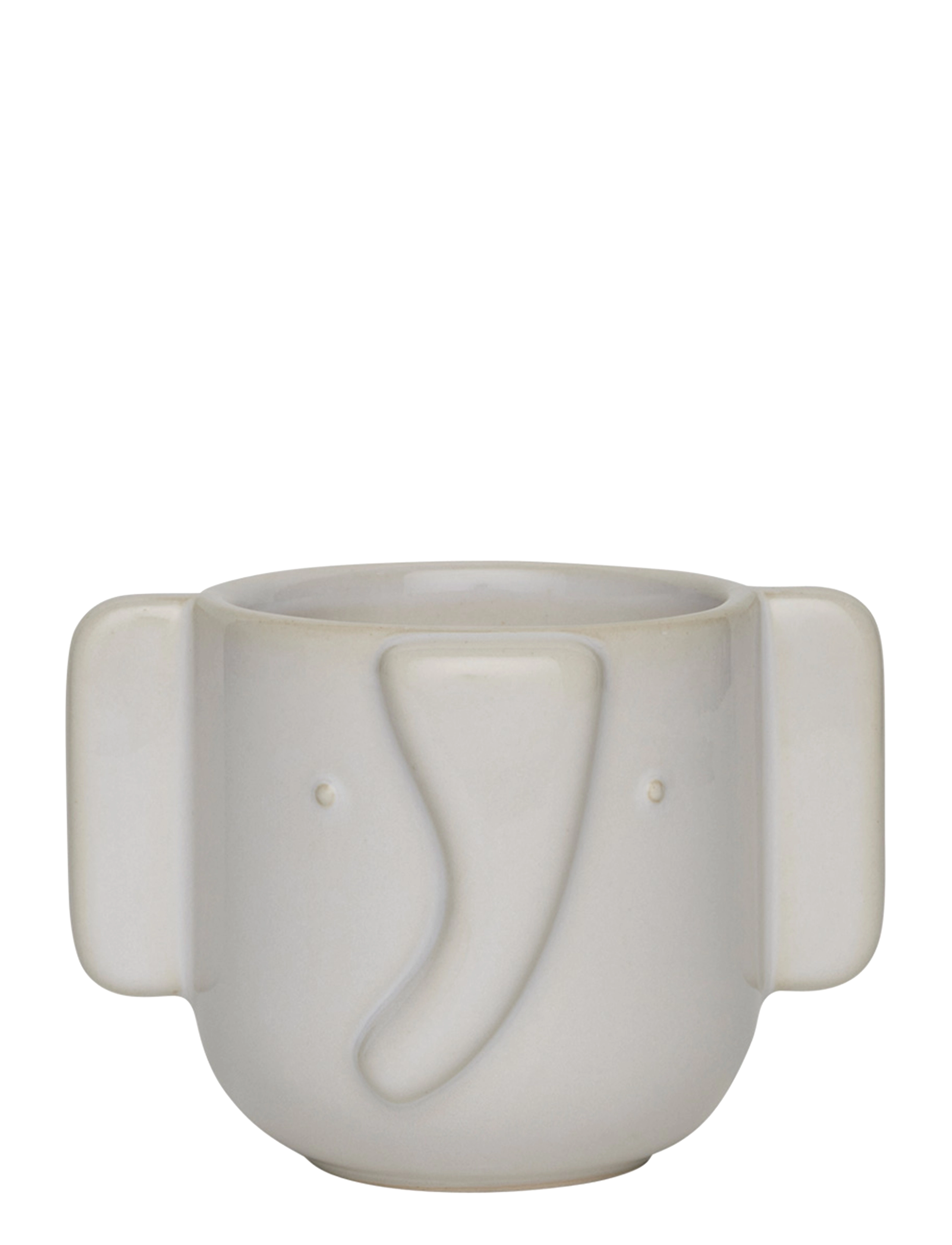 OYOY MINI Elephant Pot Cream - One Sizex13 - Kinder
