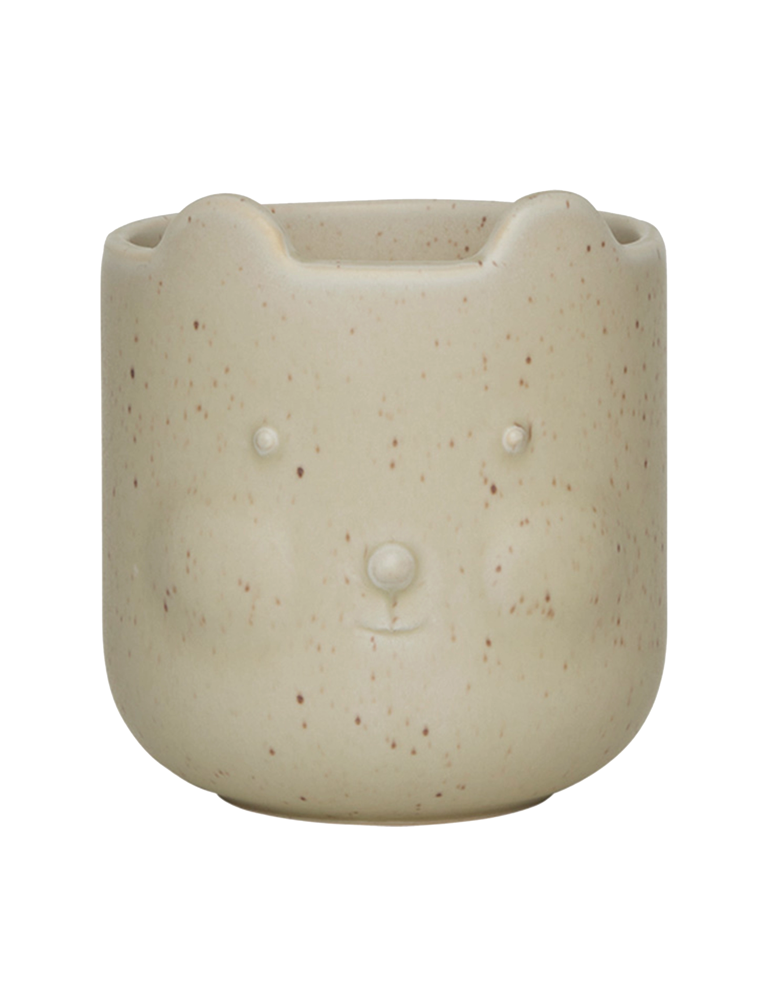 OYOY MINI Bear Pot - Donice - REACTIVE OLIVE / green