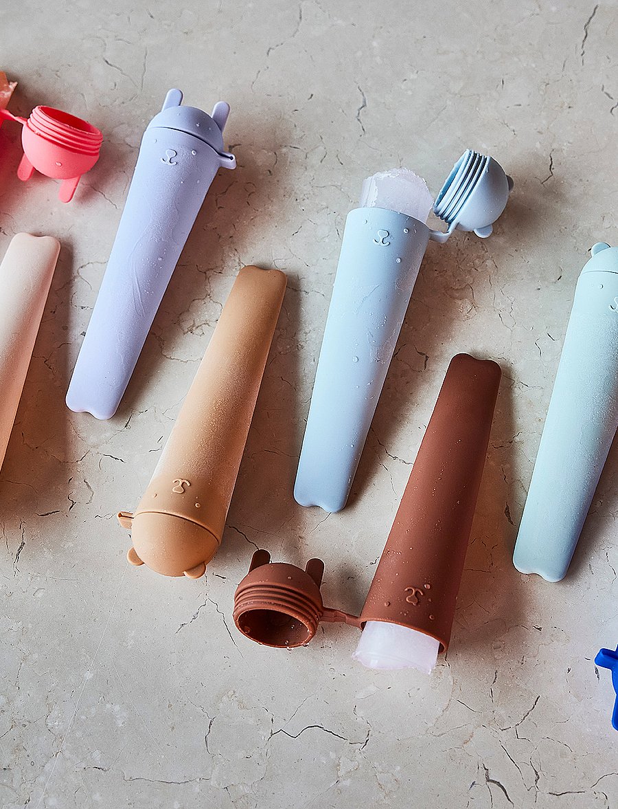 OYOY MINI - Ninka & Teddy Ice Pops - Pack of 4 - optic blue / pale green / pale blue / caramel - 2