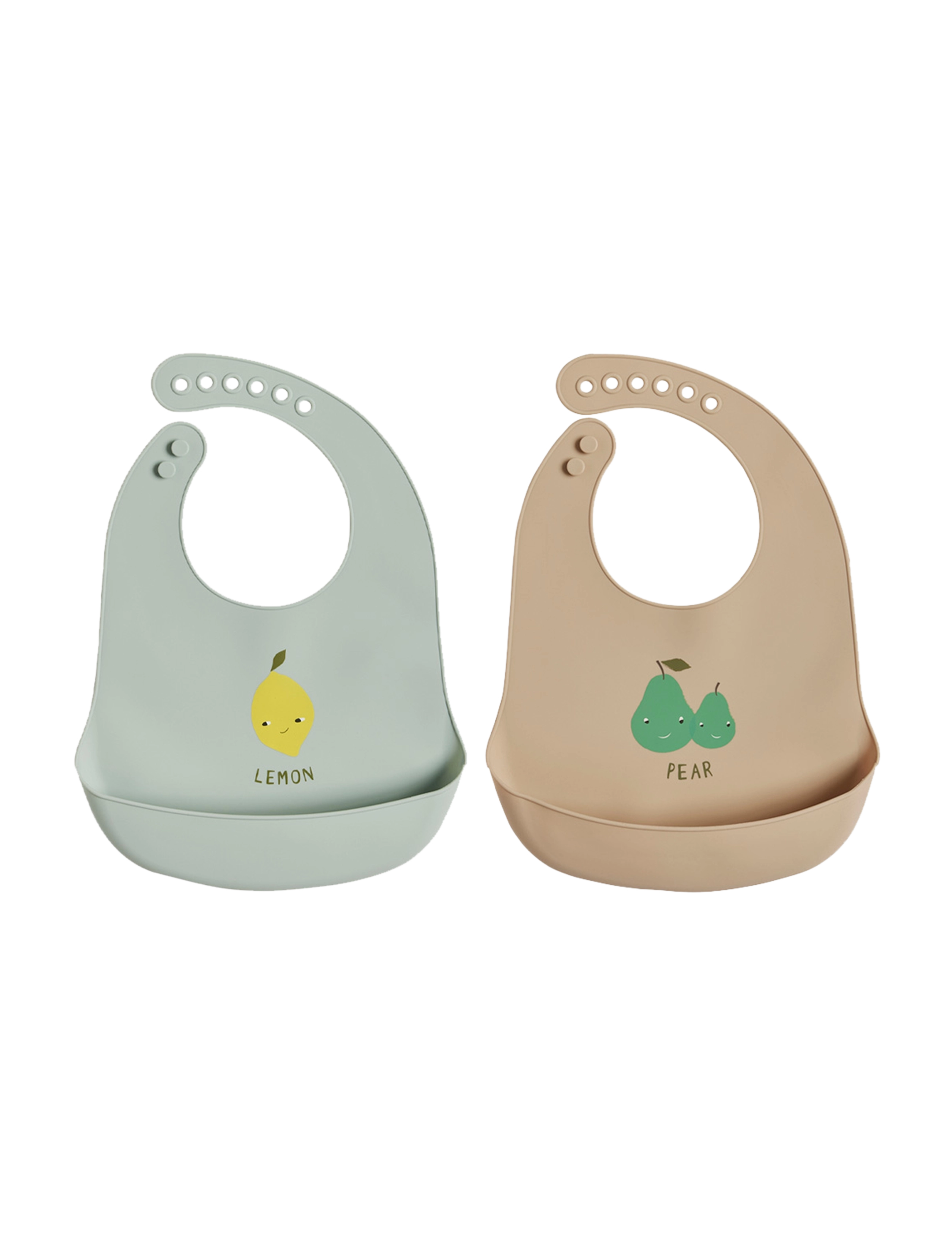 Yummy Silicone Bib - Pack of 2 - MINTY