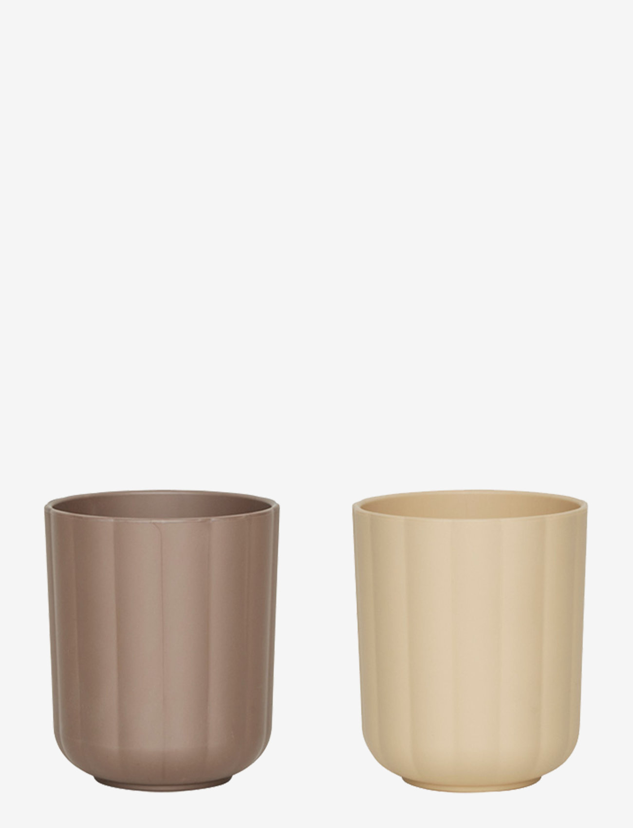 OYOY MINI - Pullo Cup - Pack of 2 - krus & kopper - taupe / vanilla - 0