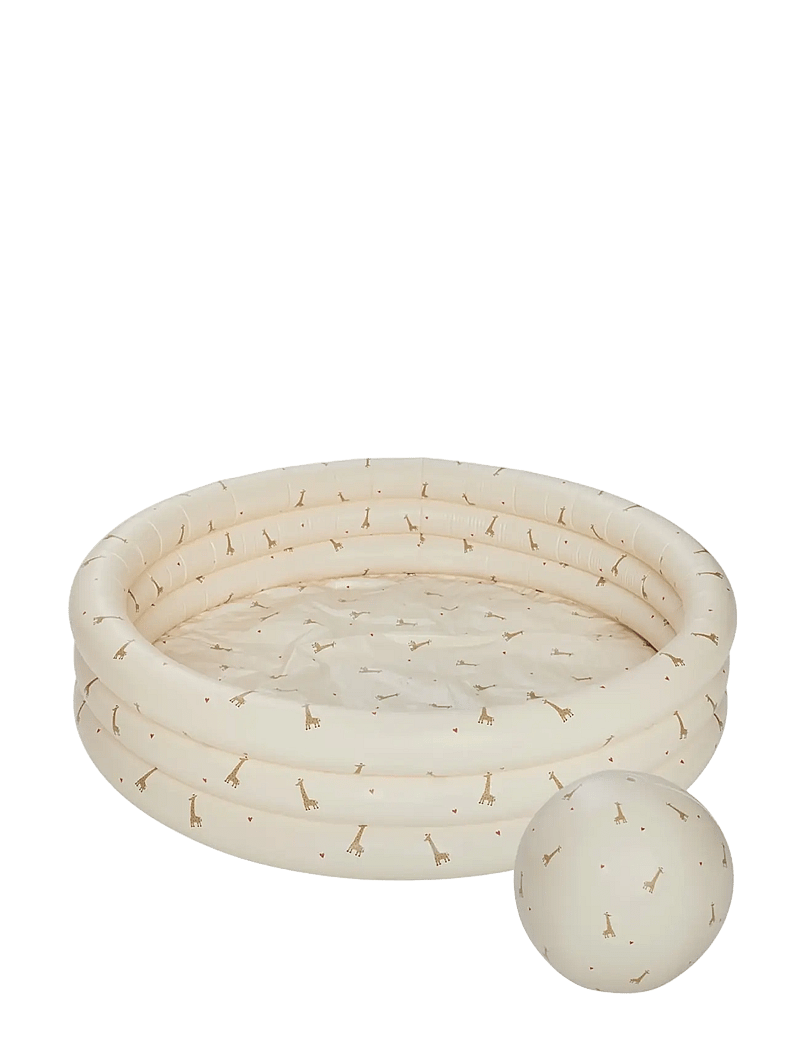 OYOY MINI - Giraffe Swimming Pool Large & Beach Ball - barnpooler - butter - 1