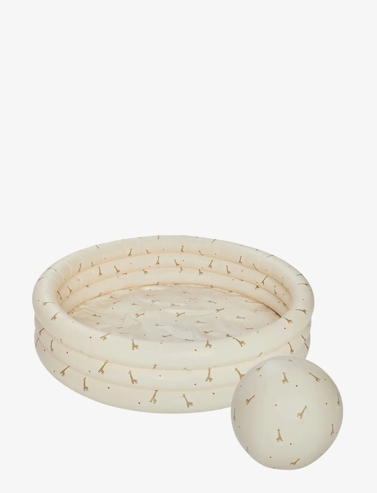 OYOY MINI - Giraffe Swimming Pool Small & Beach Ball - children's pools - butter - 1