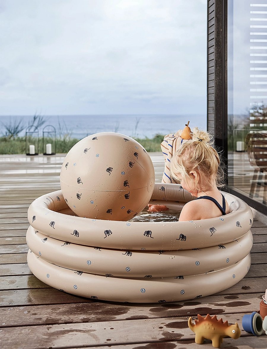 OYOY MINI - Elephant Swimming Pool Small & Beach Ball - barnpooler - clay - 3