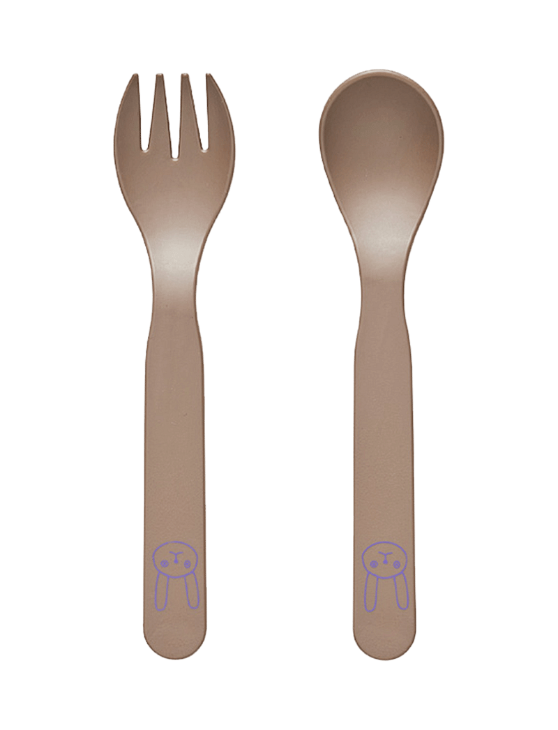 OYOY MINI - Pullo Cutlery - taupe - 0