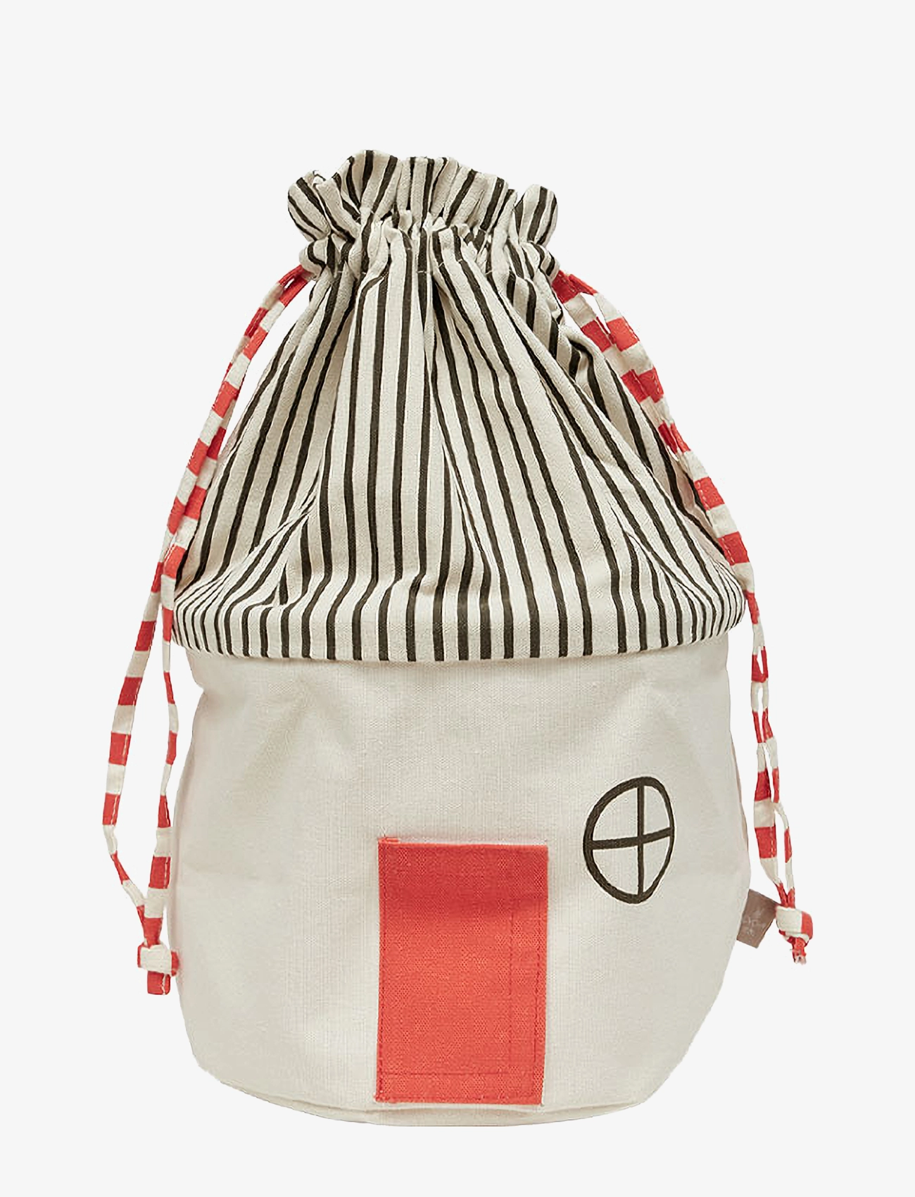 OYOY MINI Koya Storage Basket - OYOY MINI - CHERRY RED / cream